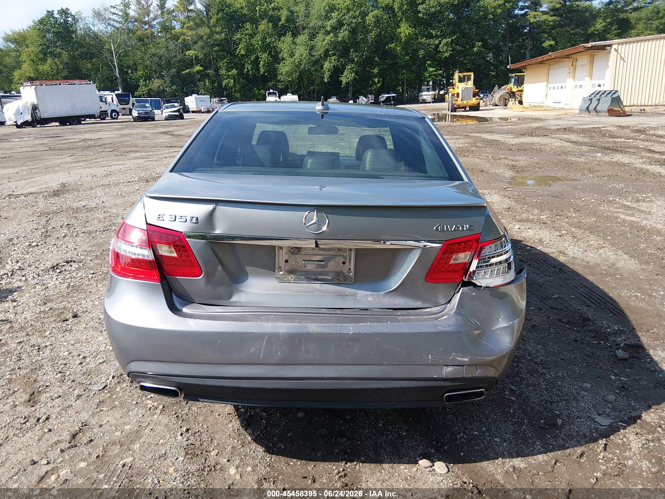 2011 Mercedes-benz E 350 4matic Gray vin: WDDHF8HB3BA428251