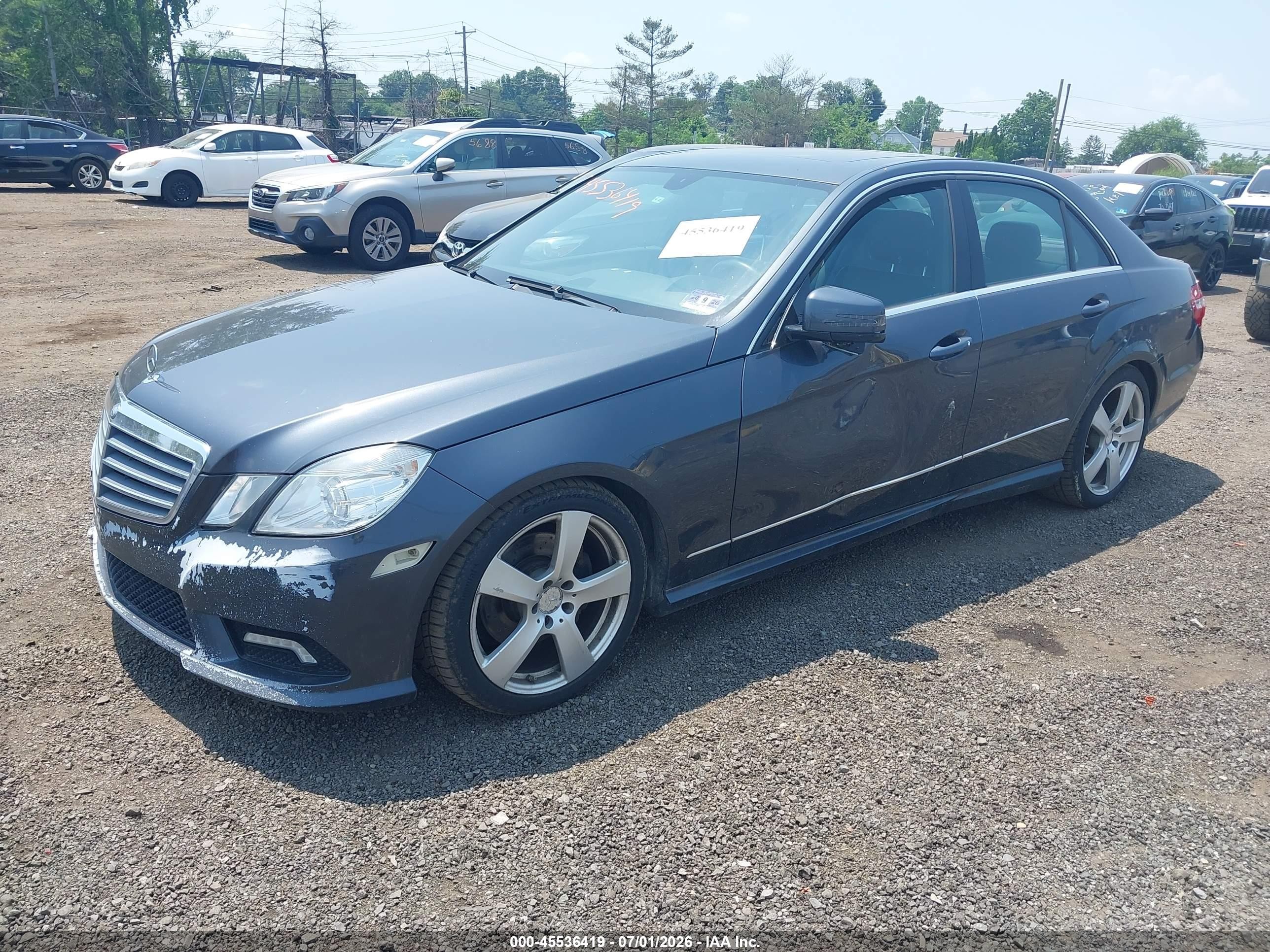 2011 Mercedes-benz E 350 4matic Gray vin: WDDHF8HB3BA447639