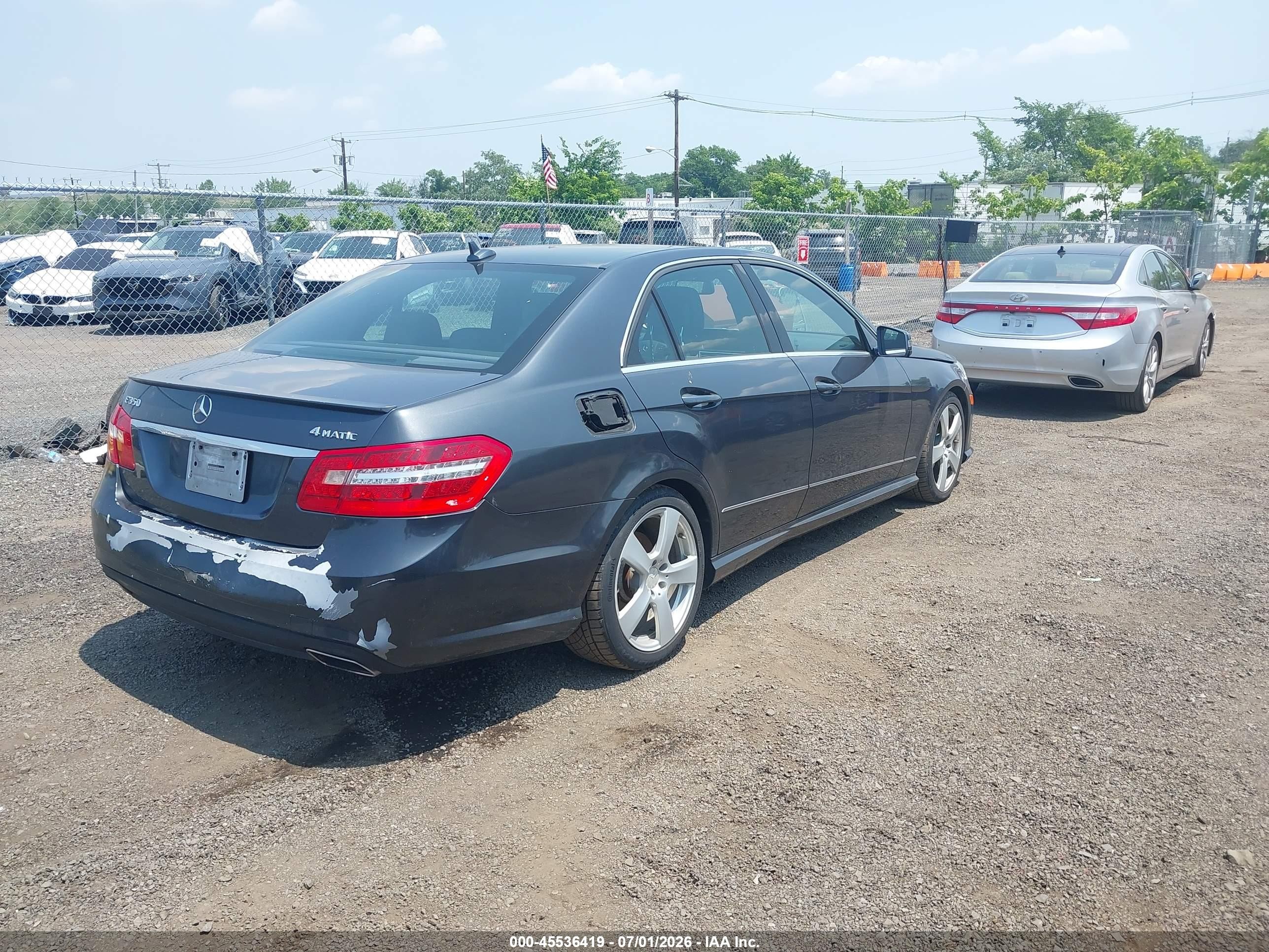 2011 Mercedes-benz E 350 4matic Gray vin: WDDHF8HB3BA447639