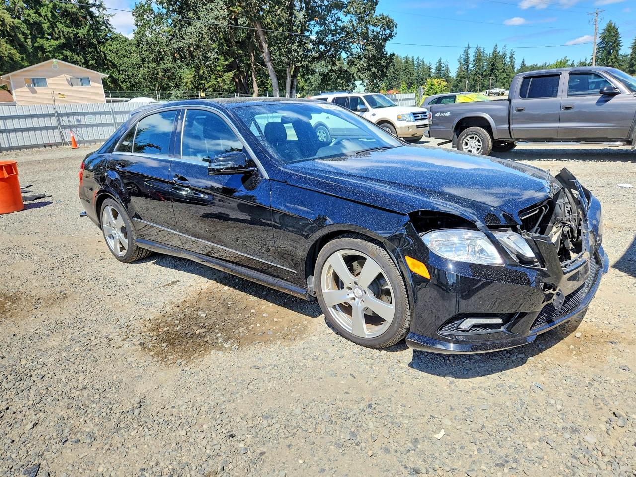 2011 Mercedes-benz E 350 4matic Black vin: WDDHF8HB3BA461248