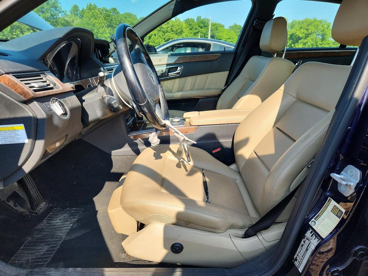 2011 Mercedes-benz E 350 4matic Blue vin: WDDHF8HB3BA484223