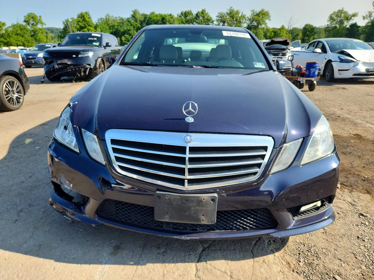 2011 Mercedes-benz E 350 4matic Blue vin: WDDHF8HB3BA484223