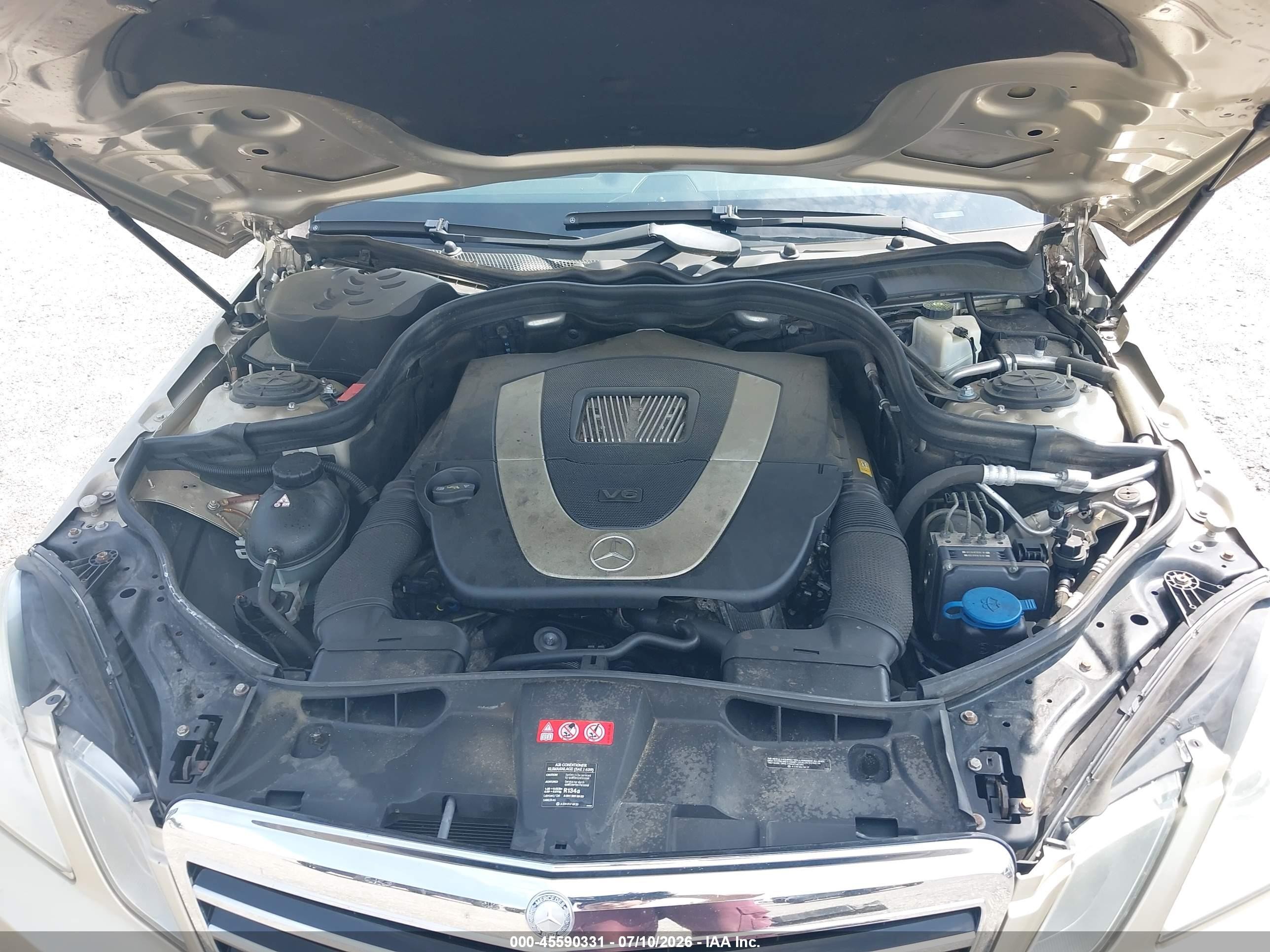 2010 Mercedes-benz E 350 4matic Бежевый vin: WDDHF8HB4AA149518