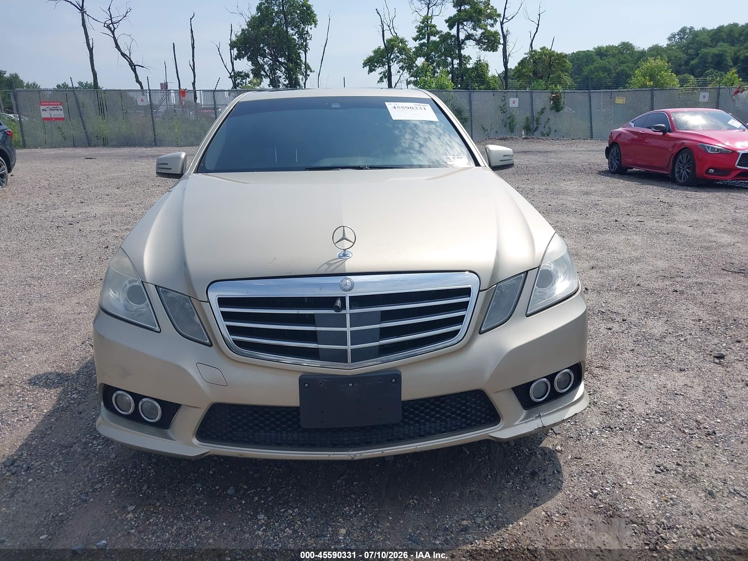 2010 Mercedes-benz E 350 4matic Бежевый vin: WDDHF8HB4AA149518
