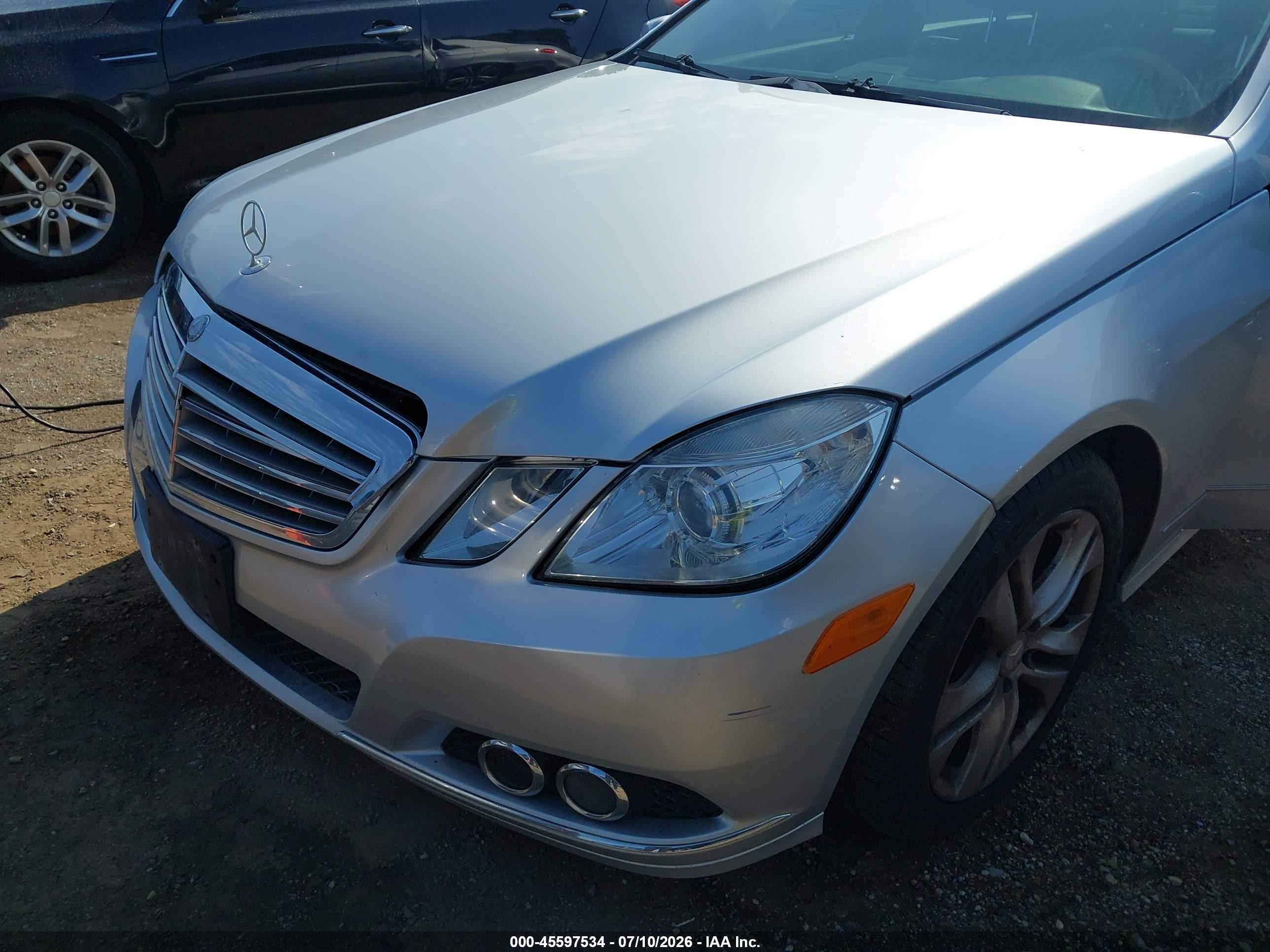 2010 Mercedes-benz E 350 4matic Silver vin: WDDHF8HB4AA246427