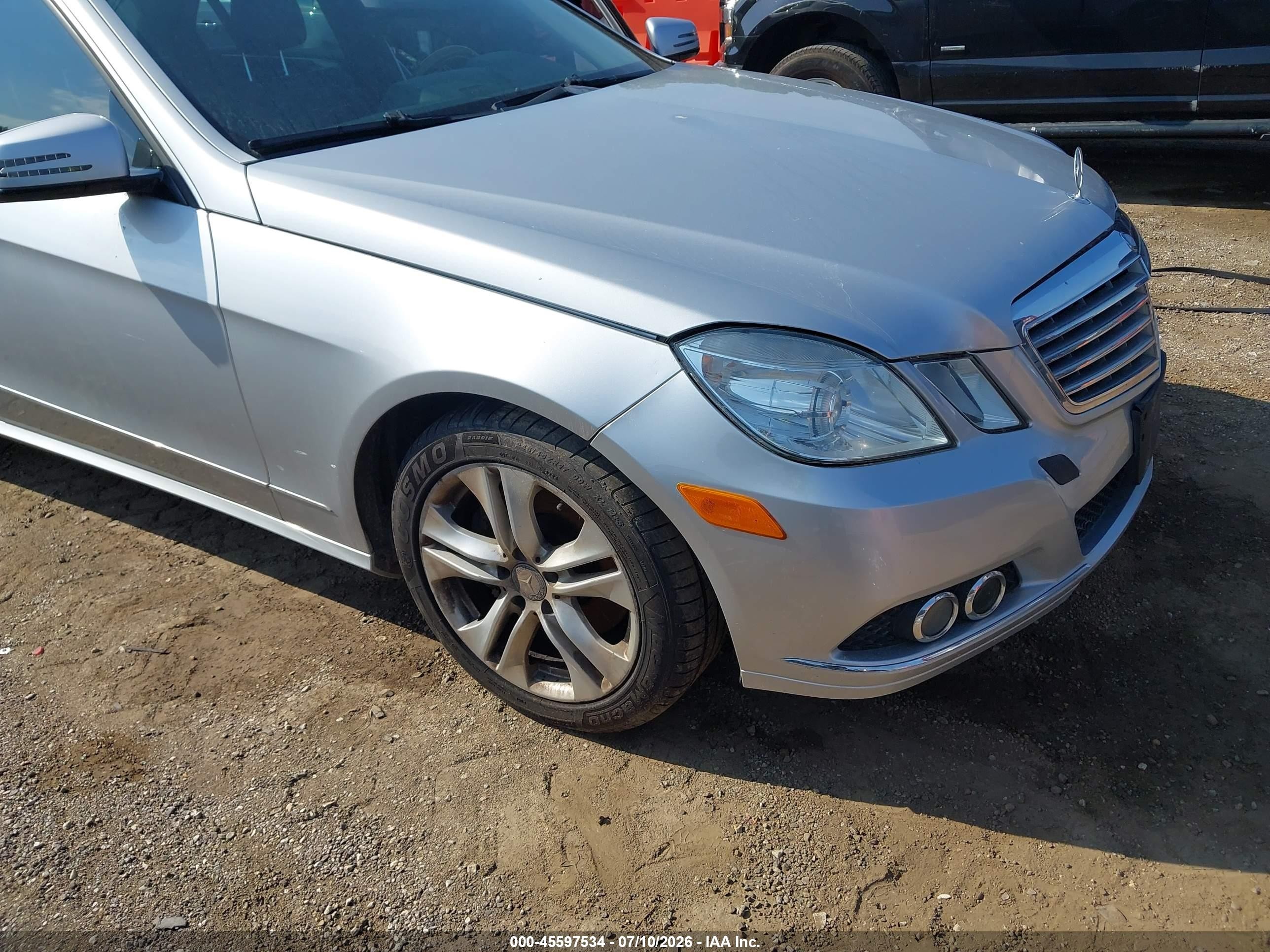 2010 Mercedes-benz E 350 4matic Silver vin: WDDHF8HB4AA246427