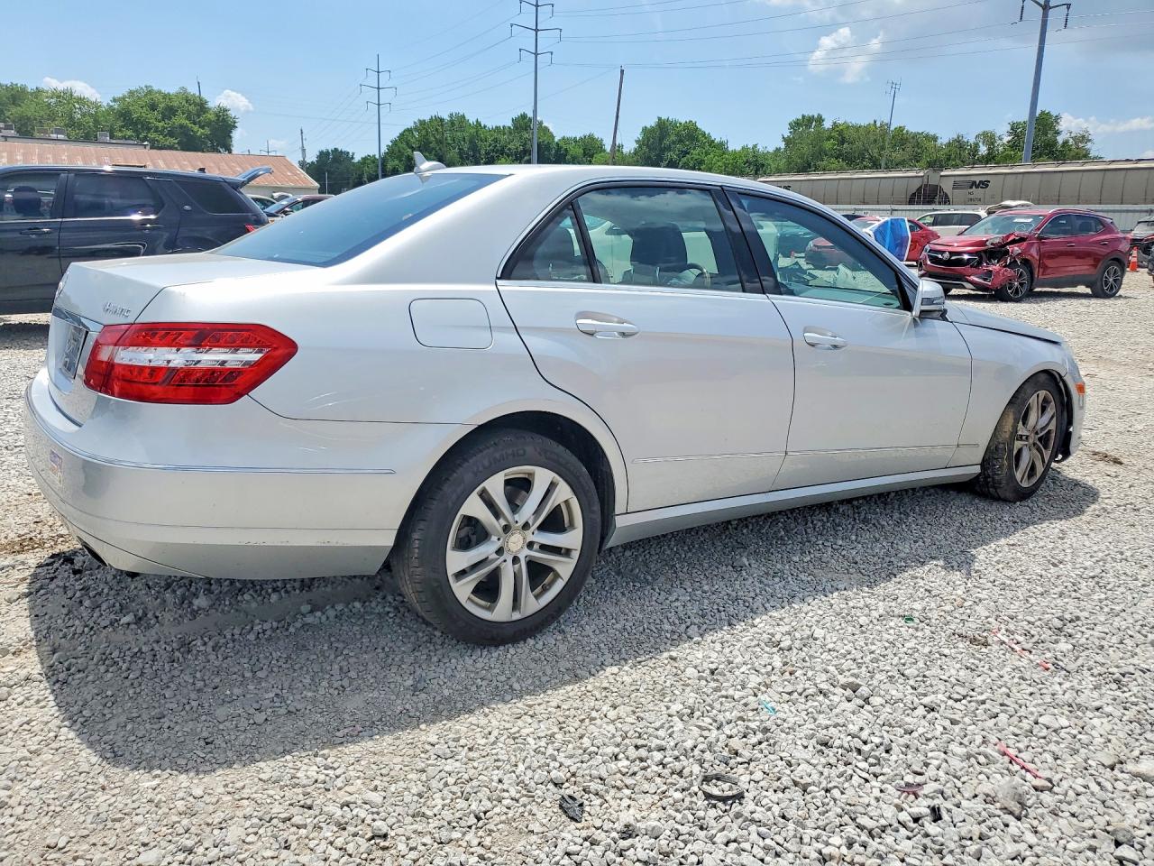 2011 Mercedes-benz E 350 4matic Silver vin: WDDHF8HB4BA294785