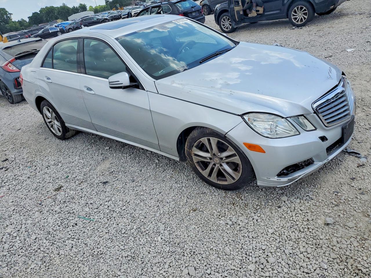 2011 Mercedes-benz E 350 4matic Silver vin: WDDHF8HB4BA294785