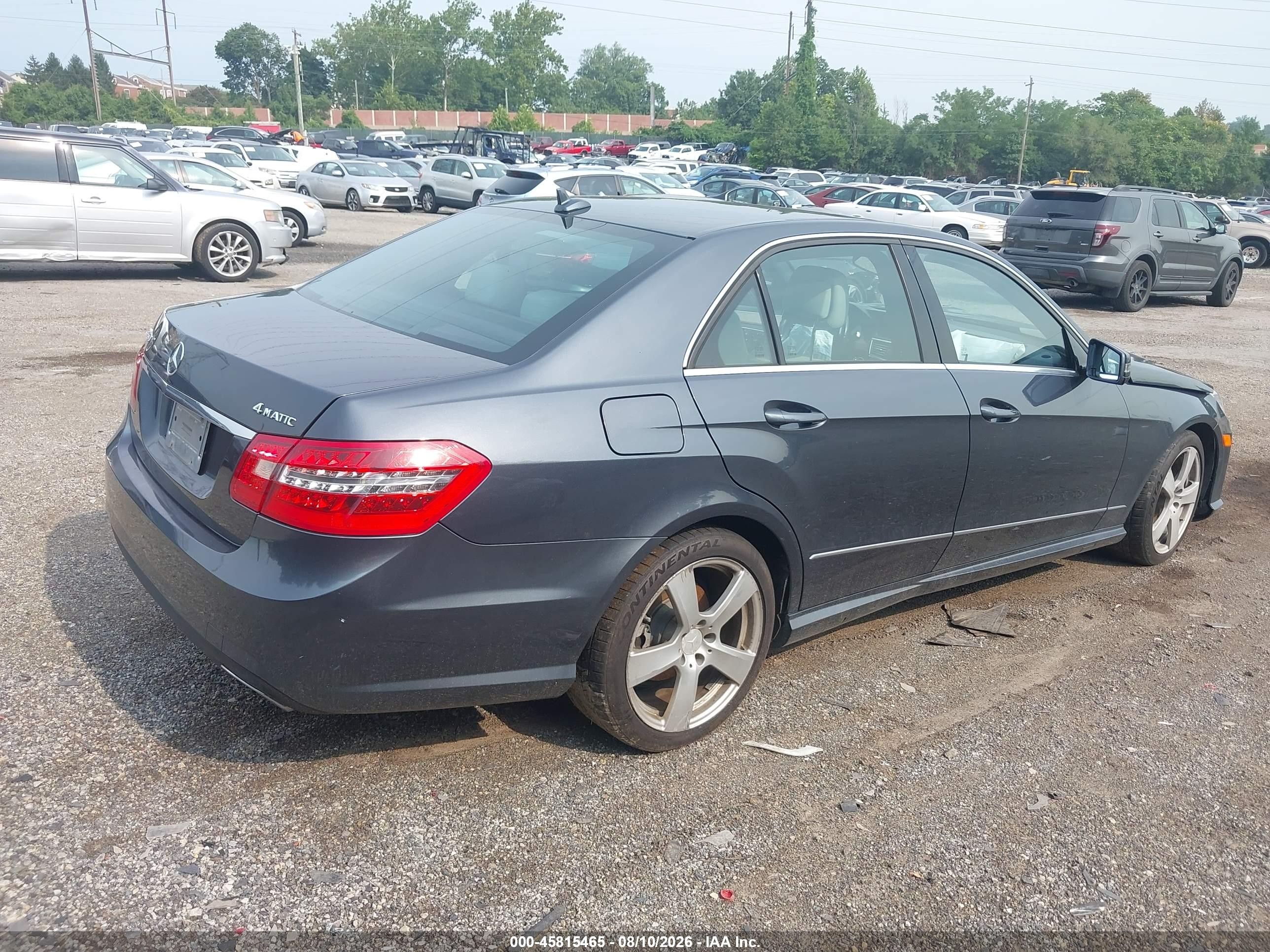 2011 Mercedes-benz E 350 4matic Gray vin: WDDHF8HB4BA308782