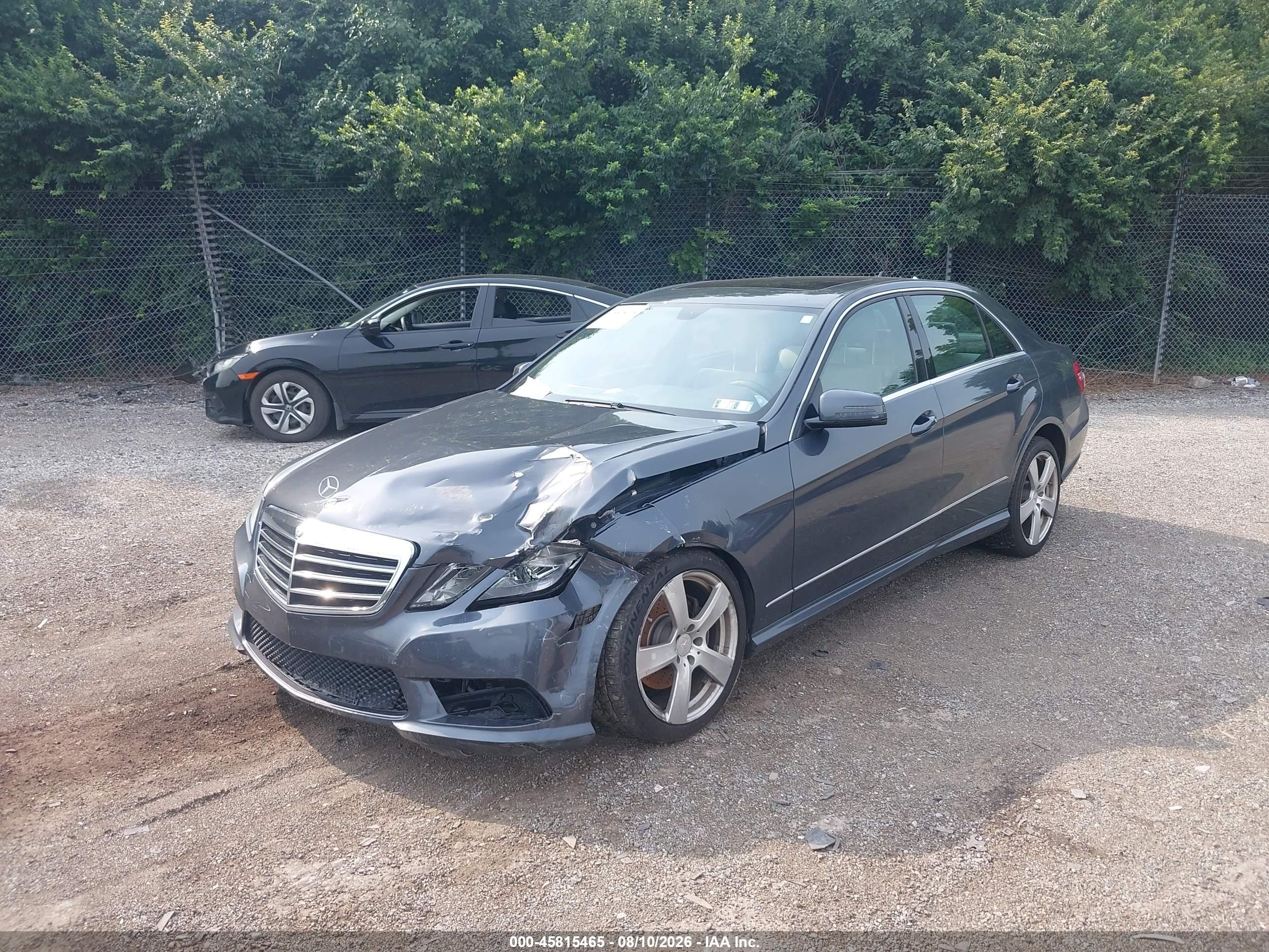 2011 Mercedes-benz E 350 4matic Gray vin: WDDHF8HB4BA308782