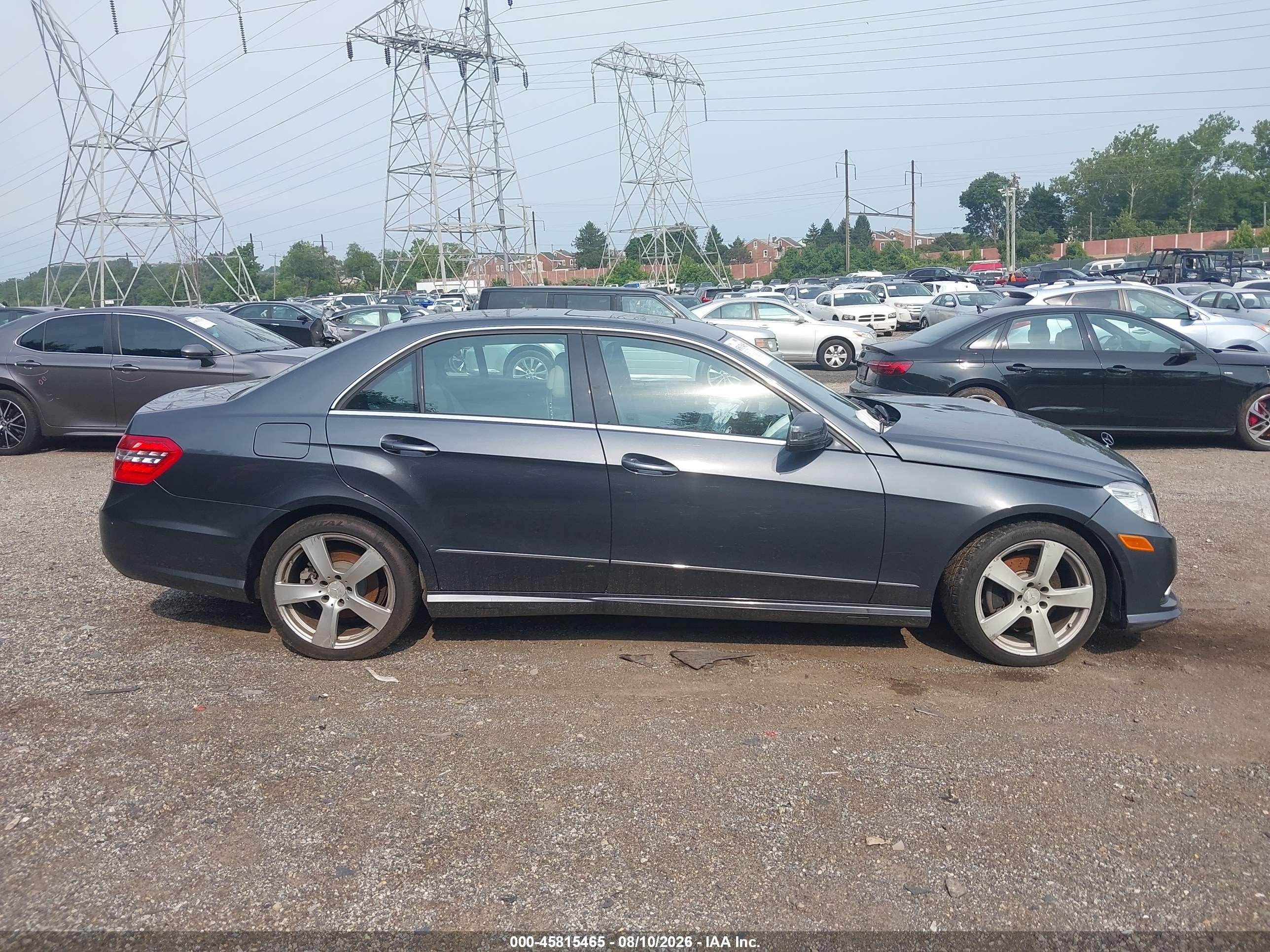 2011 Mercedes-benz E 350 4matic Gray vin: WDDHF8HB4BA308782