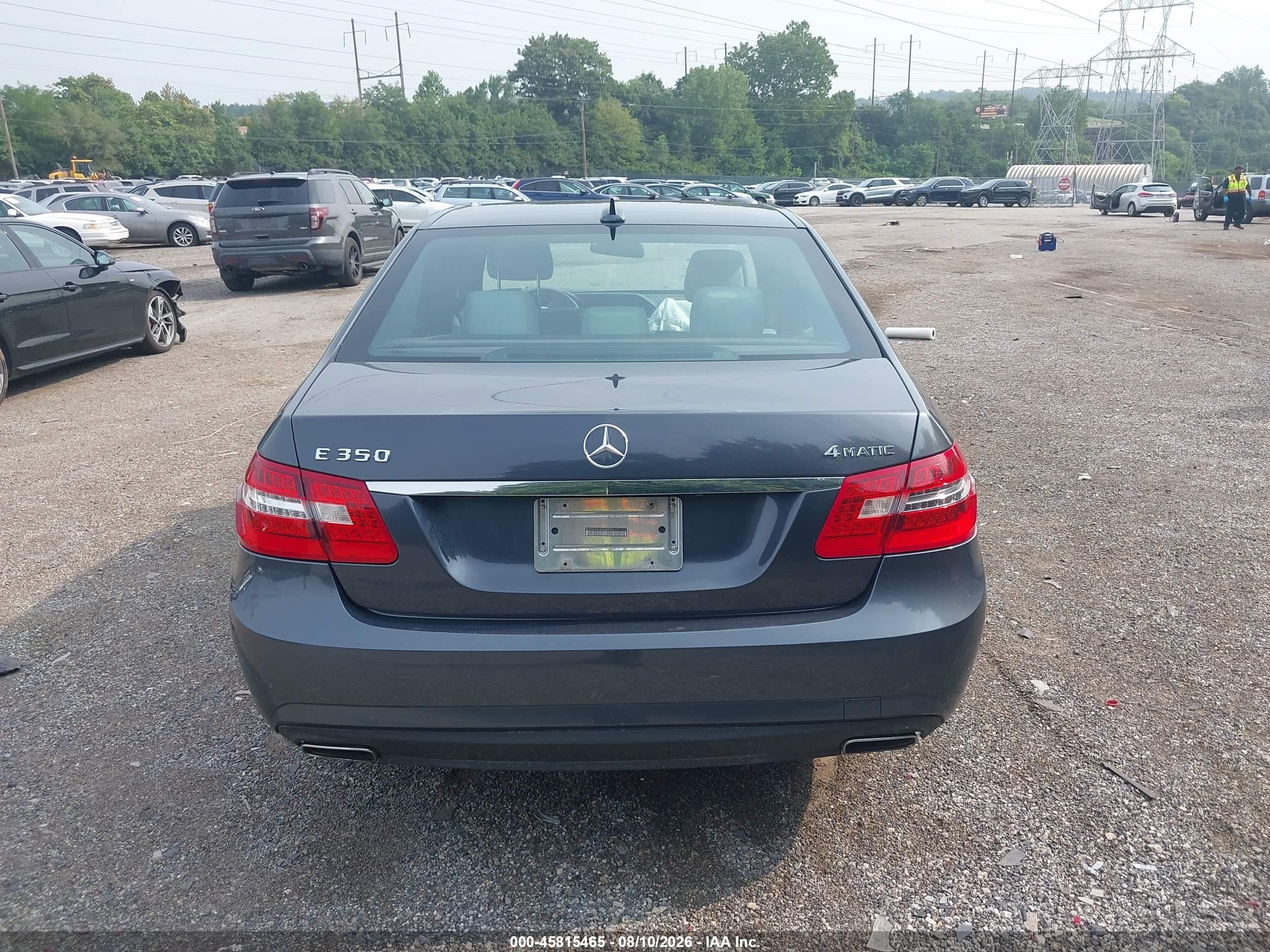 2011 Mercedes-benz E 350 4matic Gray vin: WDDHF8HB4BA308782