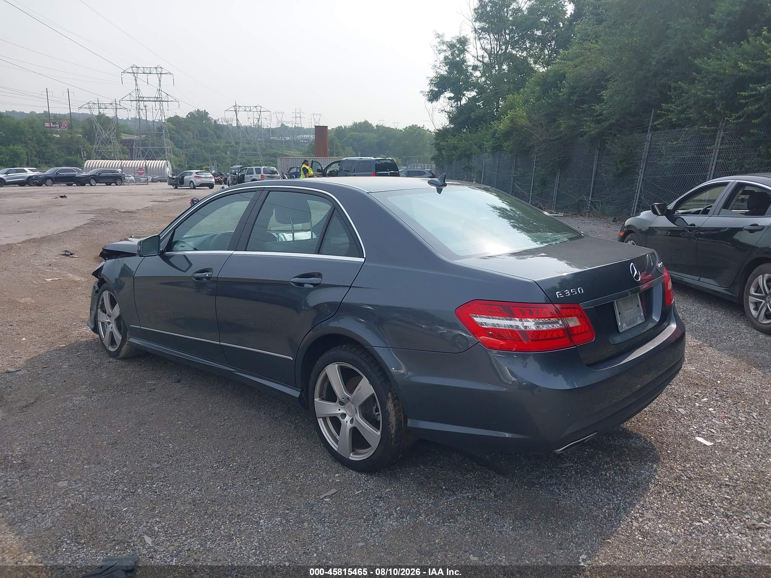 2011 Mercedes-benz E 350 4matic Gray vin: WDDHF8HB4BA308782