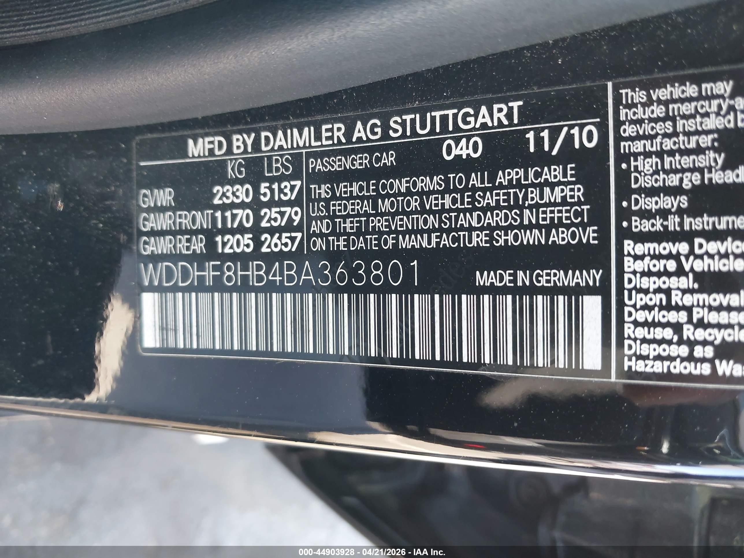 2011 Mercedes-benz E 350 4matic Black vin: WDDHF8HB4BA363801