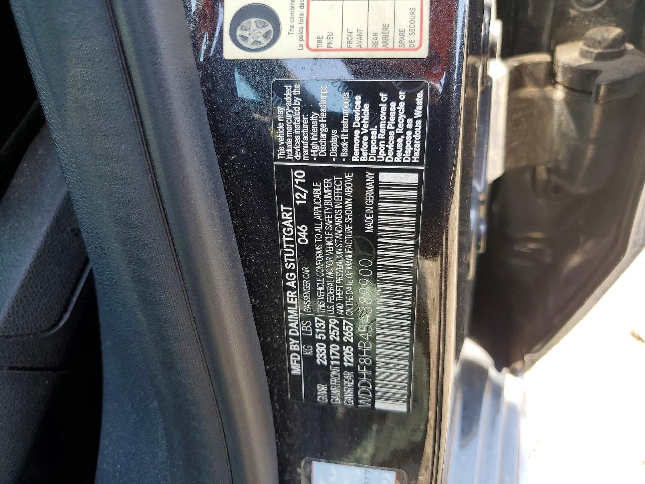 2011 Mercedes-benz E 350 4matic Черный vin: WDDHF8HB4BA389900