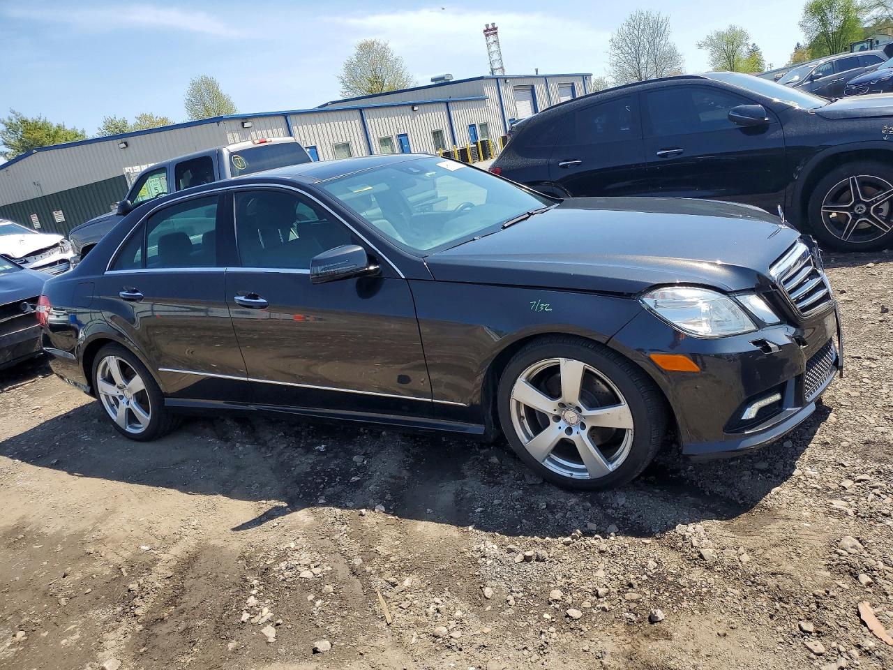2011 Mercedes-benz E 350 4matic Черный vin: WDDHF8HB4BA389900