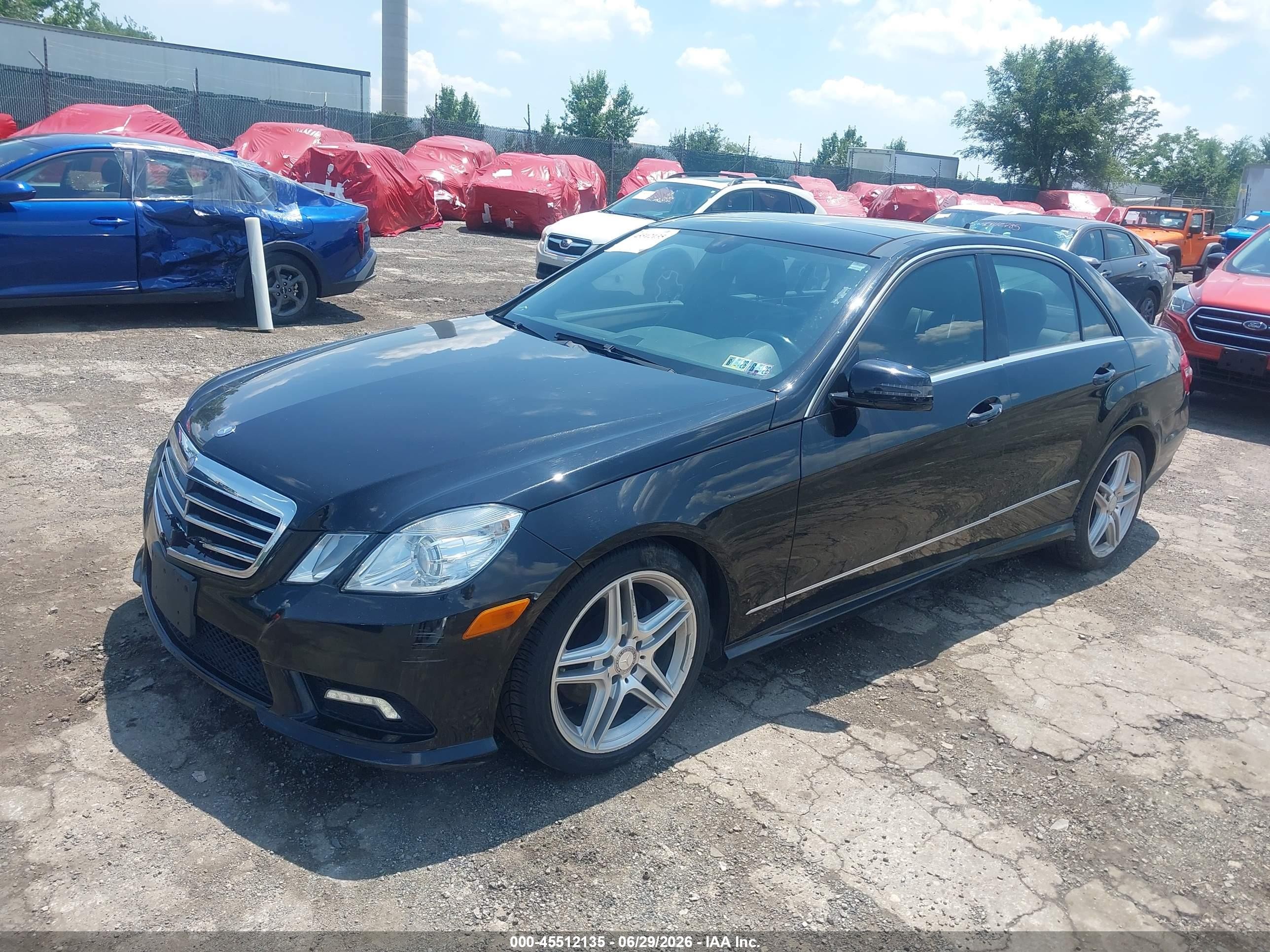 2011 Mercedes-benz E 350 4matic Black vin: WDDHF8HB4BA413192