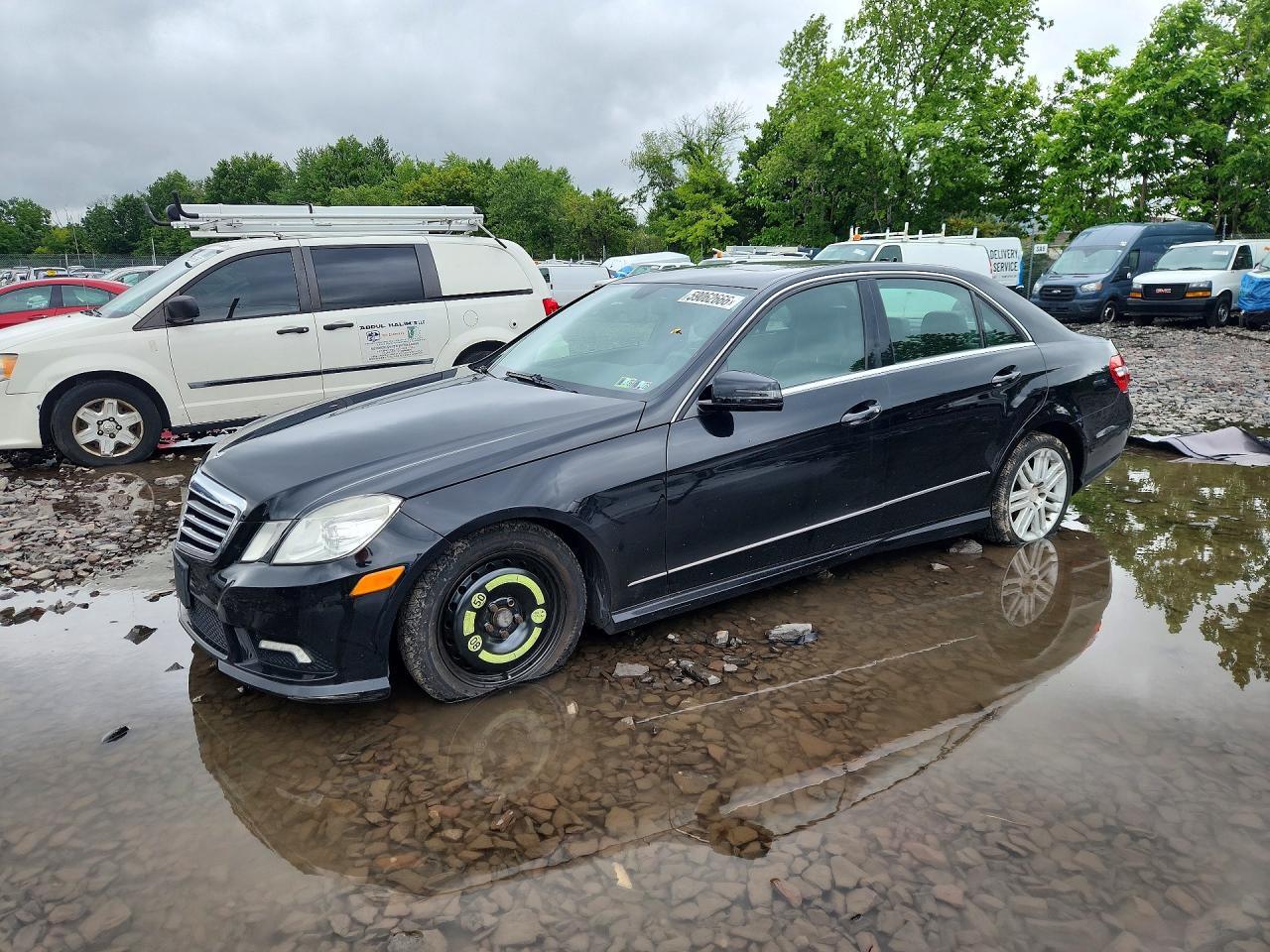 2011 Mercedes-benz E 350 4matic Black vin: WDDHF8HB4BA429554