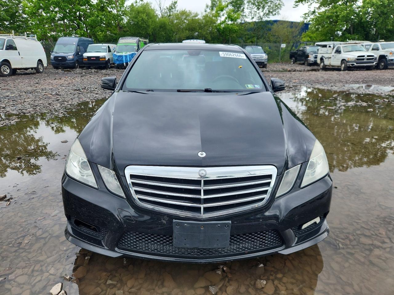 2011 Mercedes-benz E 350 4matic Black vin: WDDHF8HB4BA429554