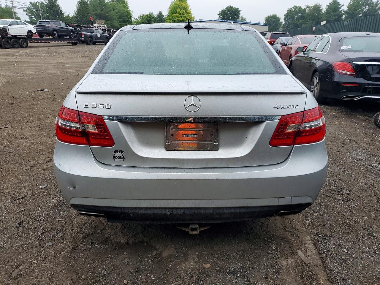2011 Mercedes-benz E 350 4matic Silver vin: WDDHF8HB5BA296660