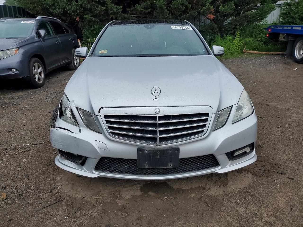 2011 Mercedes-benz E 350 4matic Silver vin: WDDHF8HB5BA296660
