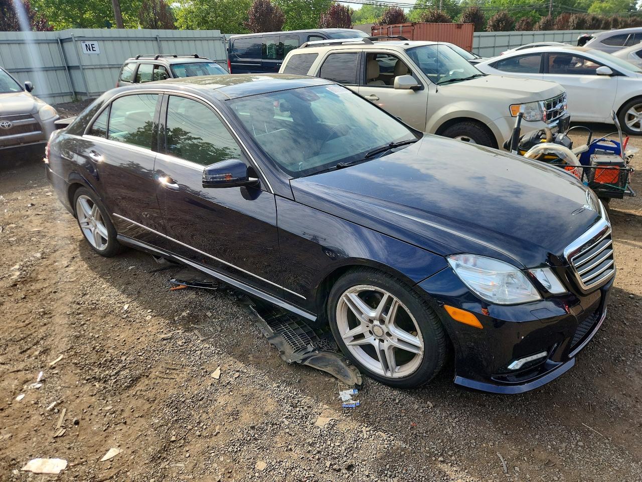 2011 Mercedes-benz E 350 4matic Blue vin: WDDHF8HB5BA368277