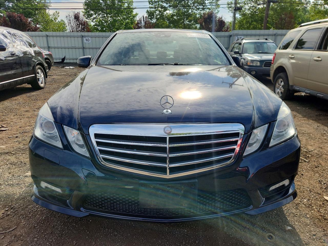 2011 Mercedes-benz E 350 4matic Blue vin: WDDHF8HB5BA368277