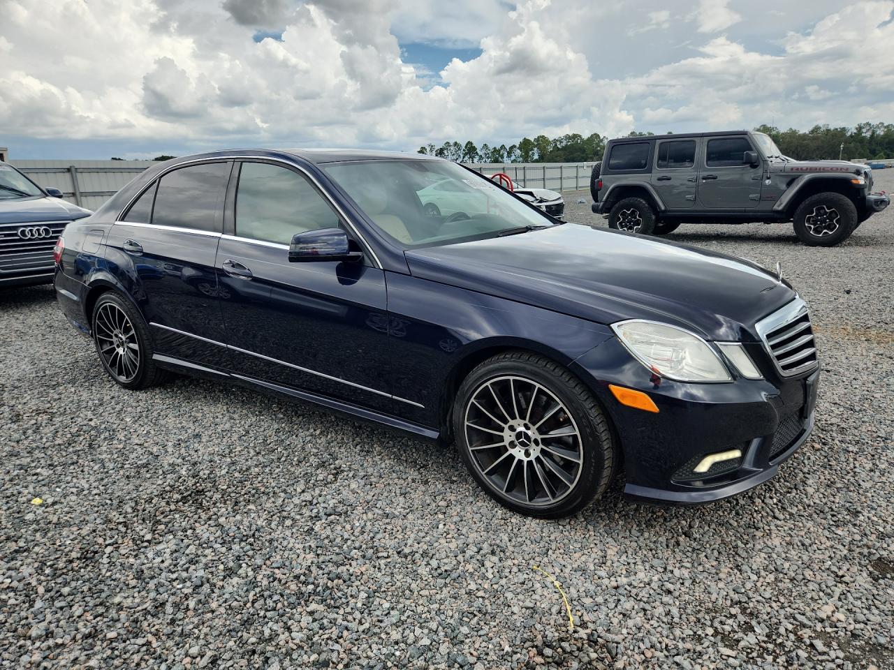 2011 Mercedes-benz E 350 4matic Blue vin: WDDHF8HB5BA383457