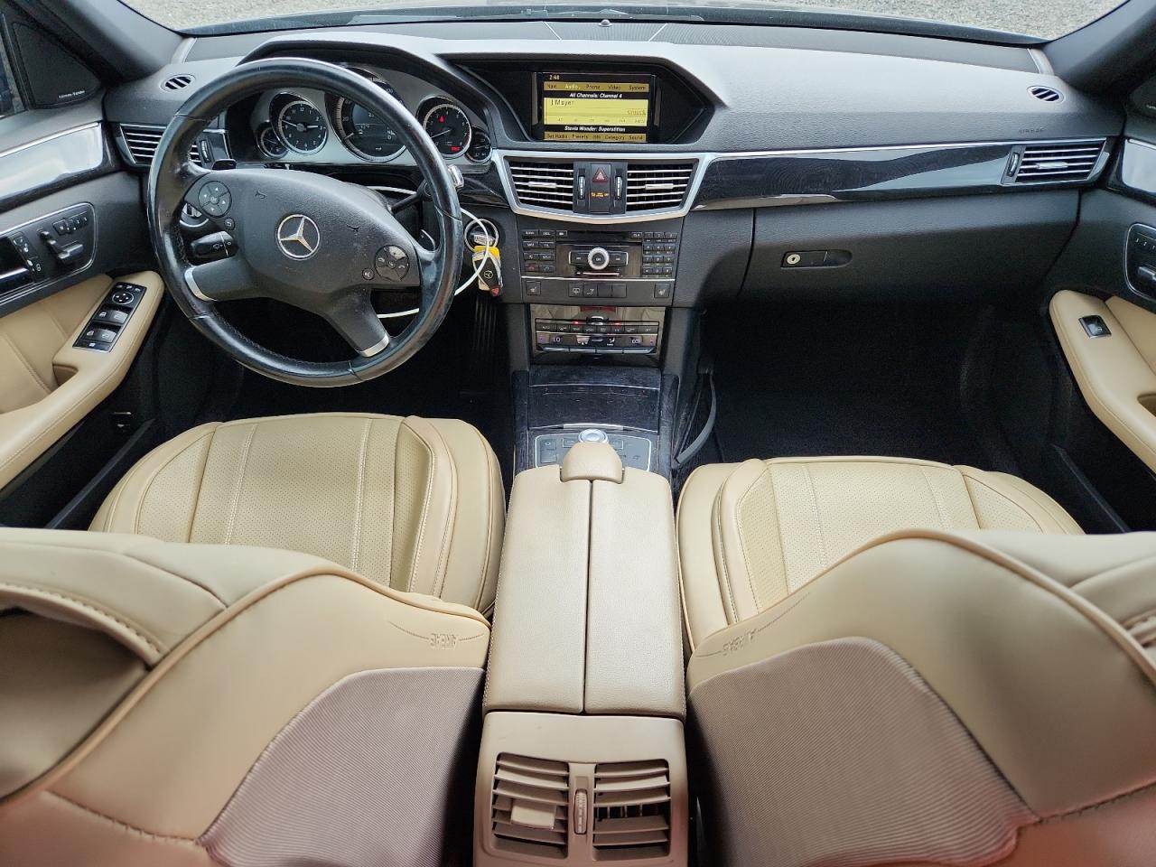 2011 Mercedes-benz E 350 4matic Blue vin: WDDHF8HB5BA383457