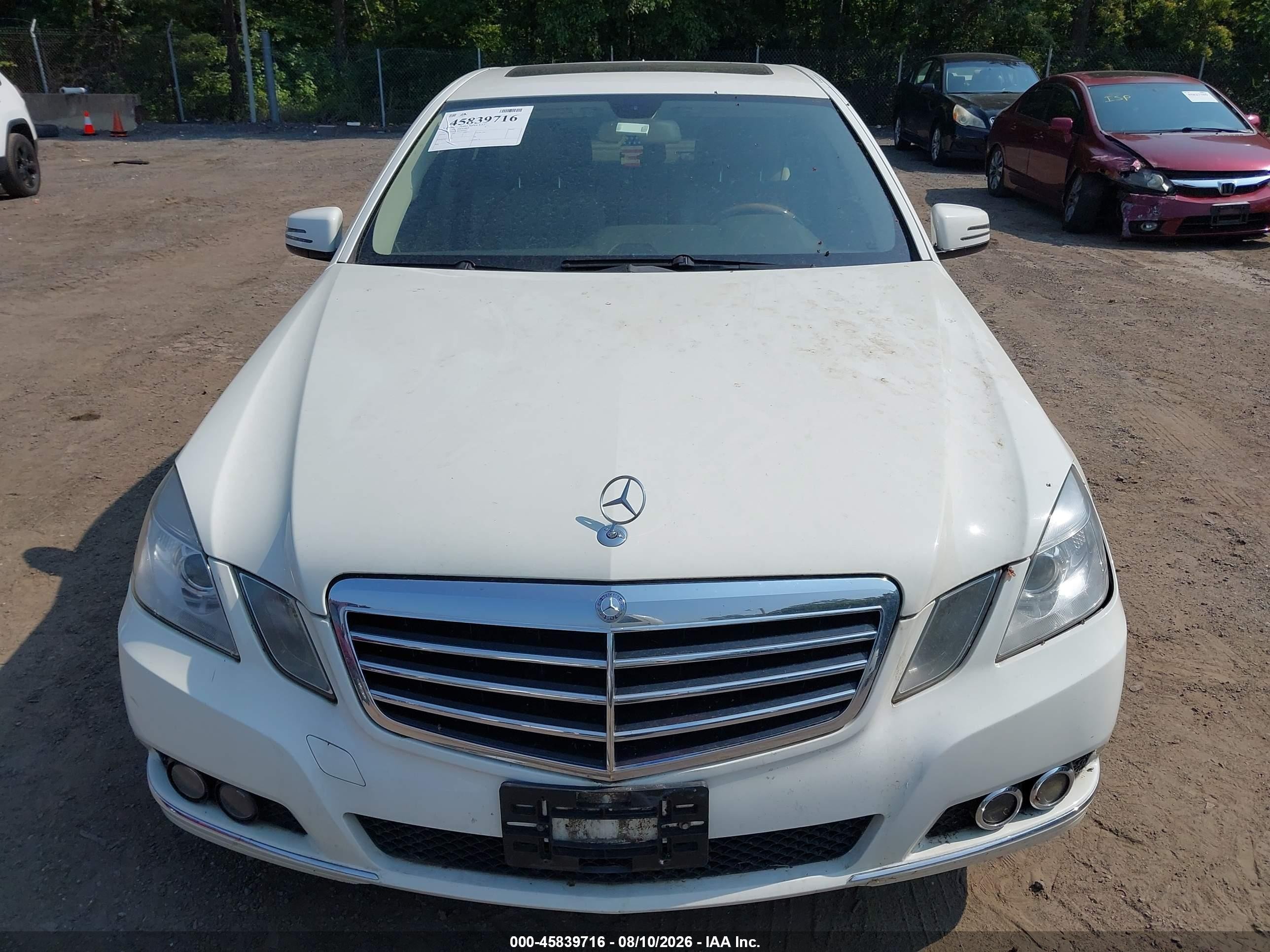 2011 Mercedes-benz E 350 4matic White vin: WDDHF8HB5BA389999