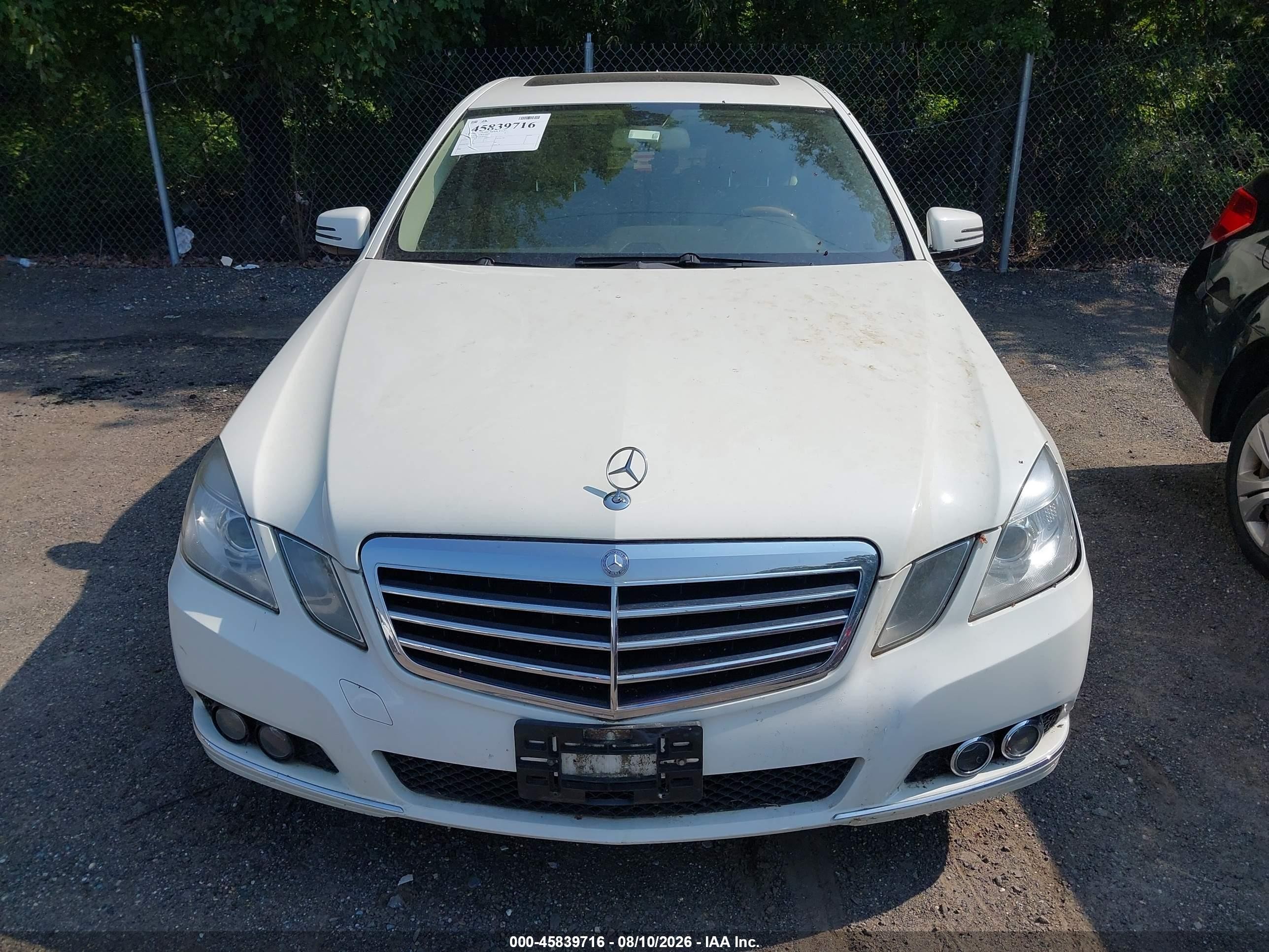 2011 Mercedes-benz E 350 4matic White vin: WDDHF8HB5BA389999