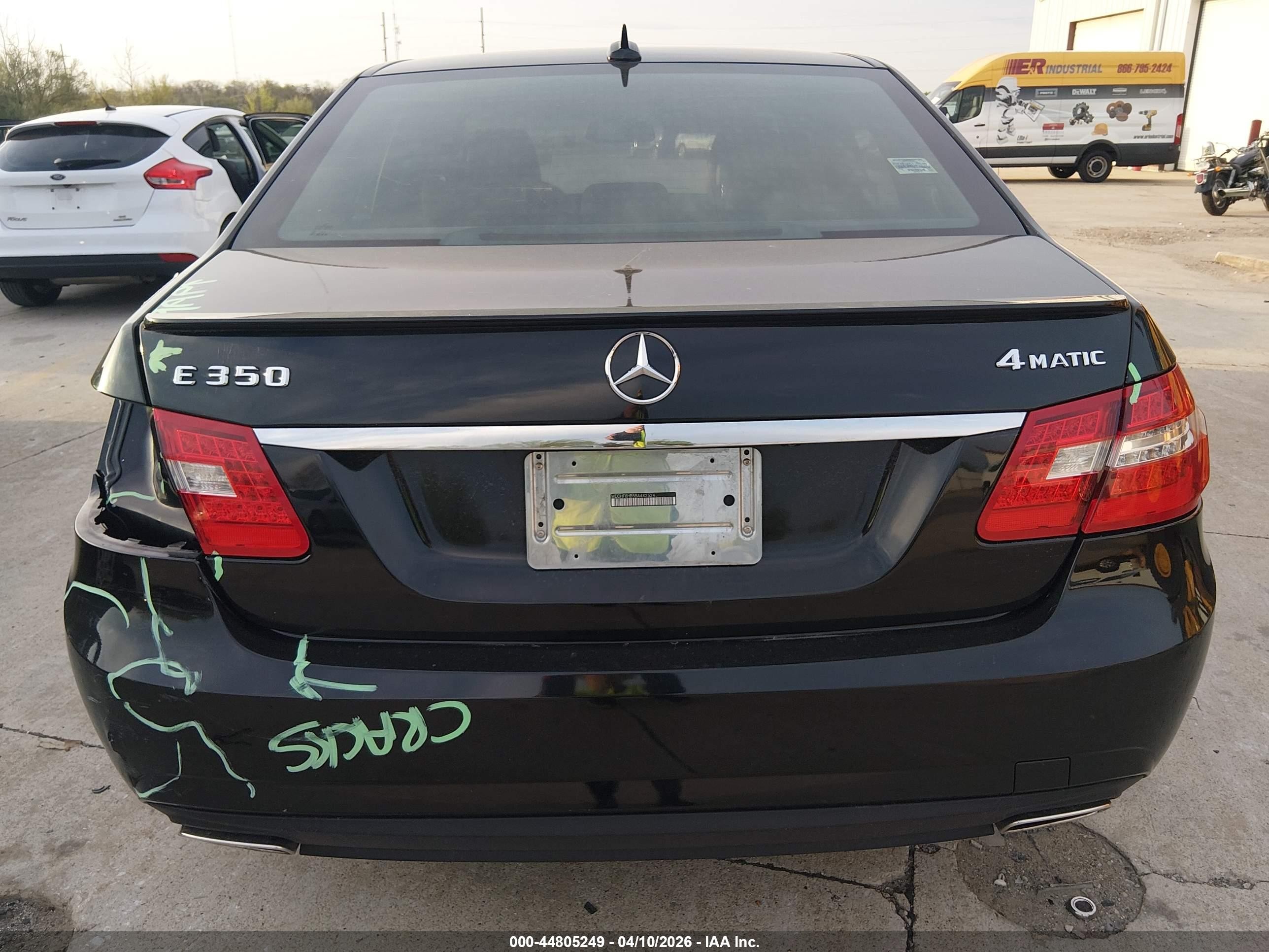 2011 Mercedes-benz E 350 4matic Black vin: WDDHF8HB5BA442524