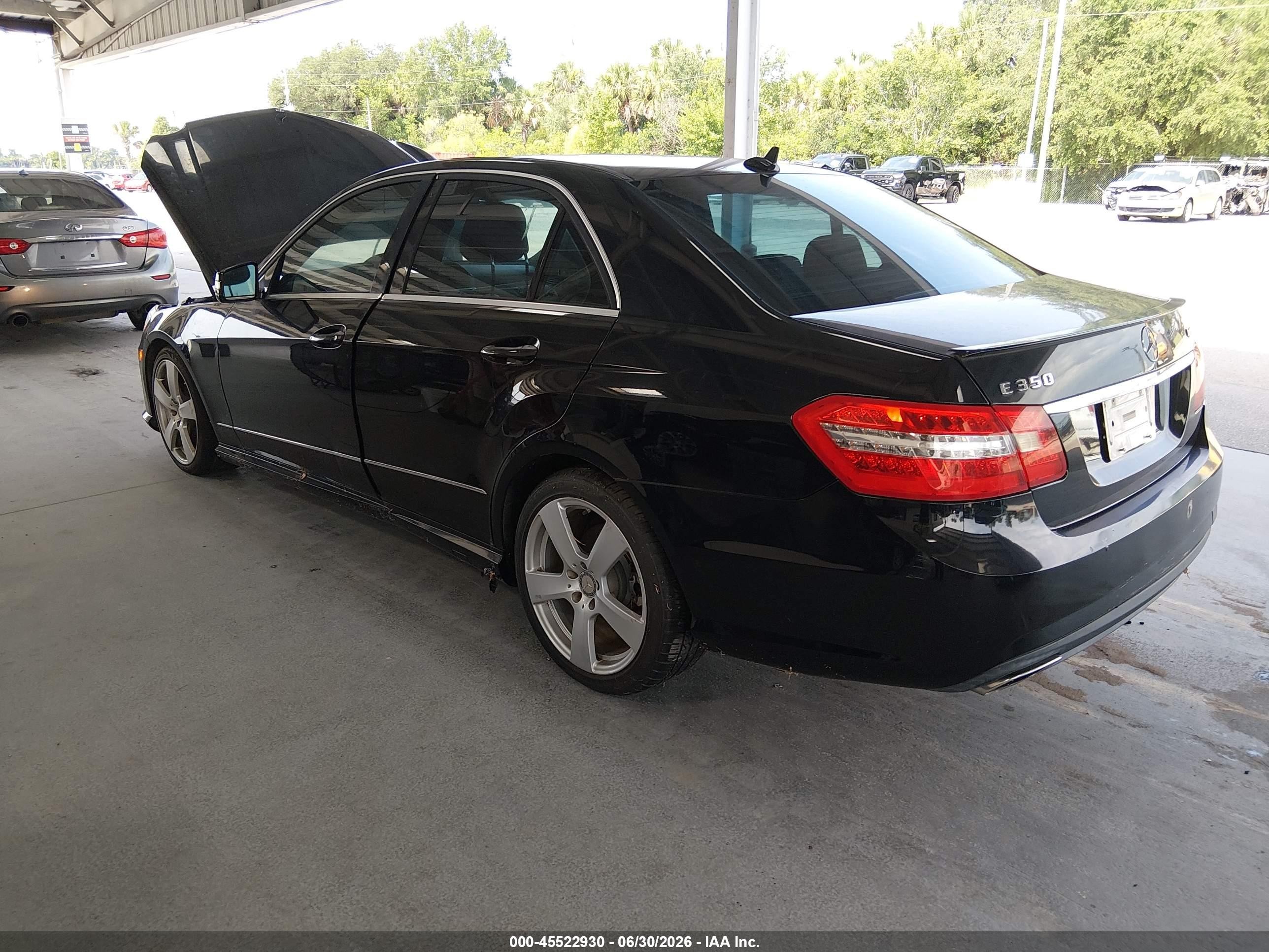 2011 Mercedes-benz E 350 4matic Black vin: WDDHF8HB5BA452843