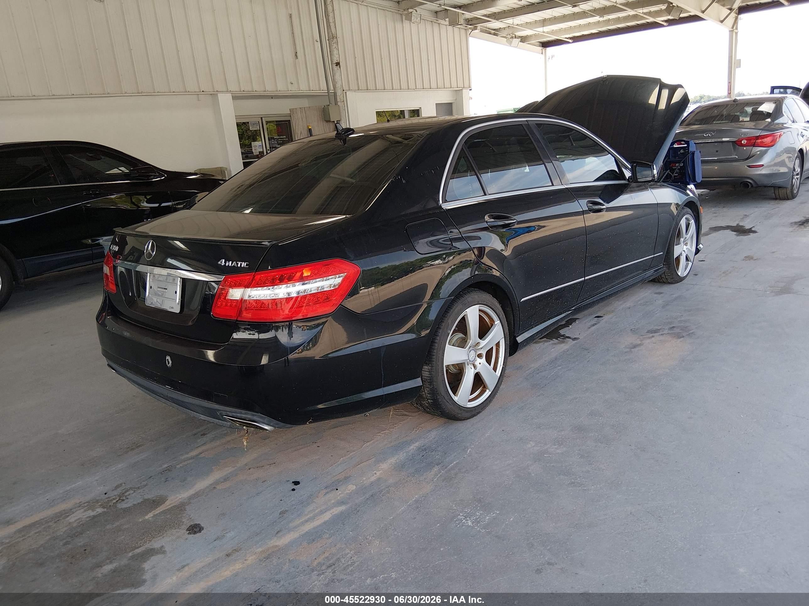2011 Mercedes-benz E 350 4matic Black vin: WDDHF8HB5BA452843