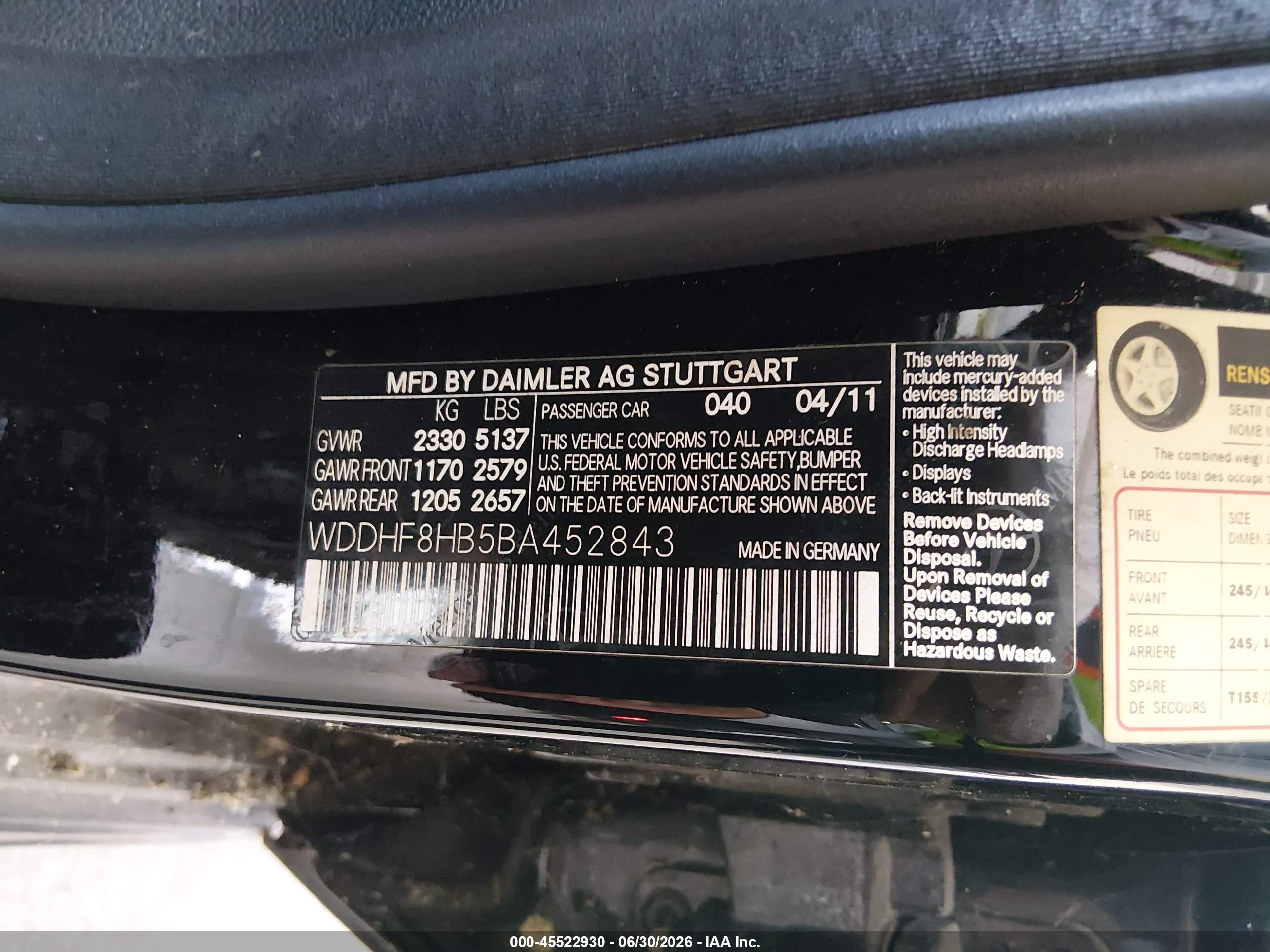 2011 Mercedes-benz E 350 4matic Black vin: WDDHF8HB5BA452843
