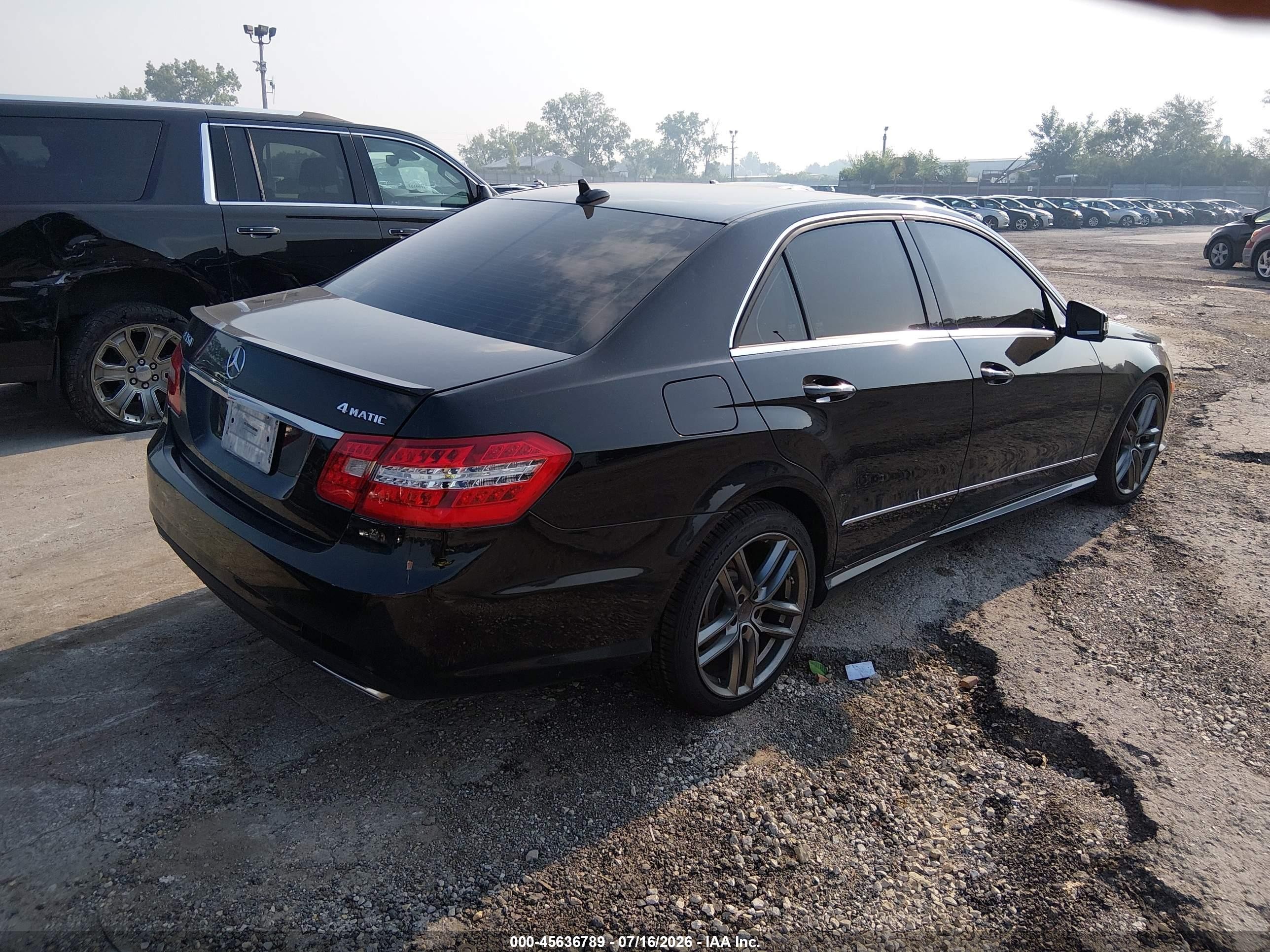 2011 Mercedes-benz E 350 4matic Black vin: WDDHF8HB5BA473420
