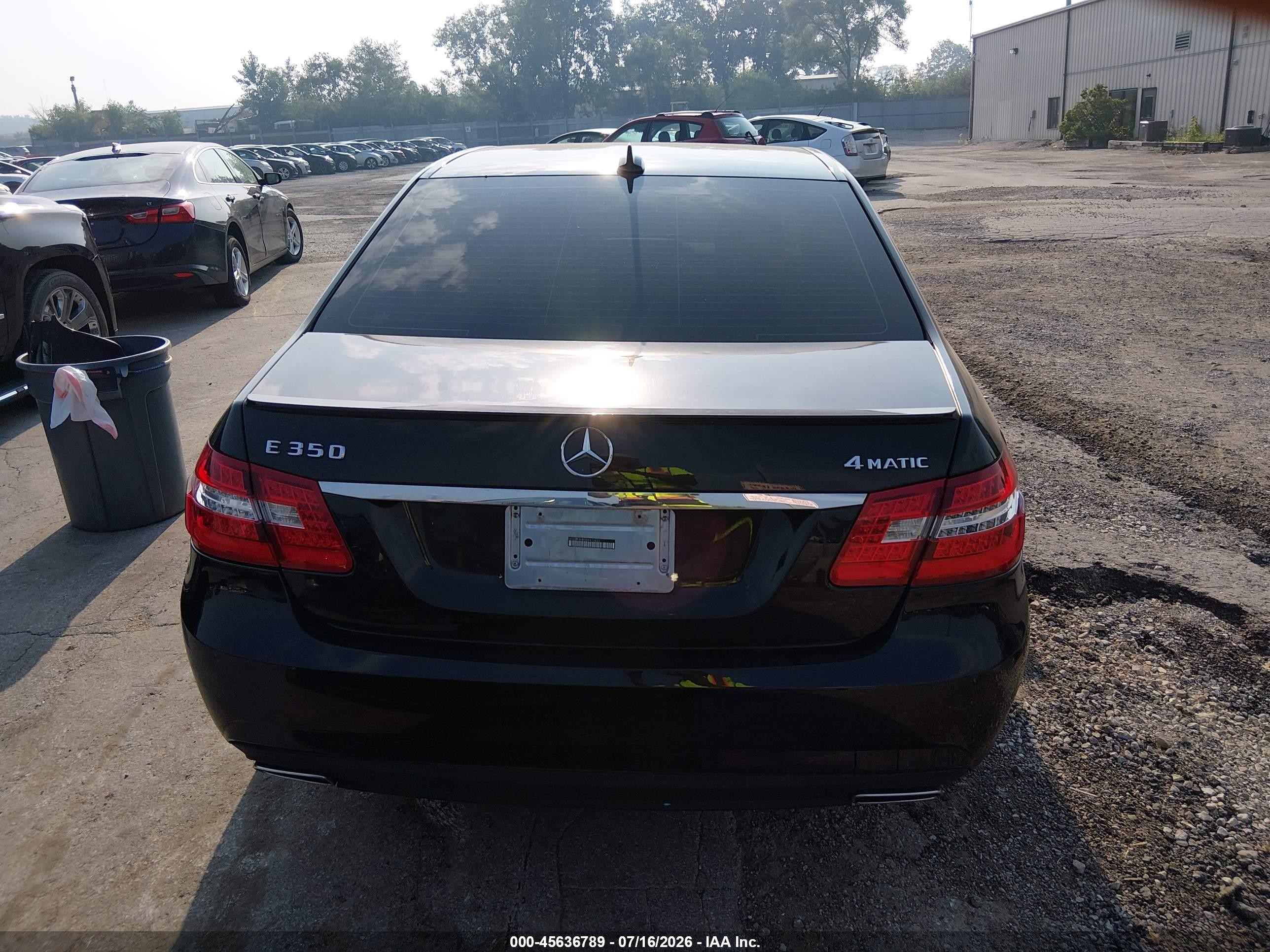2011 Mercedes-benz E 350 4matic Black vin: WDDHF8HB5BA473420
