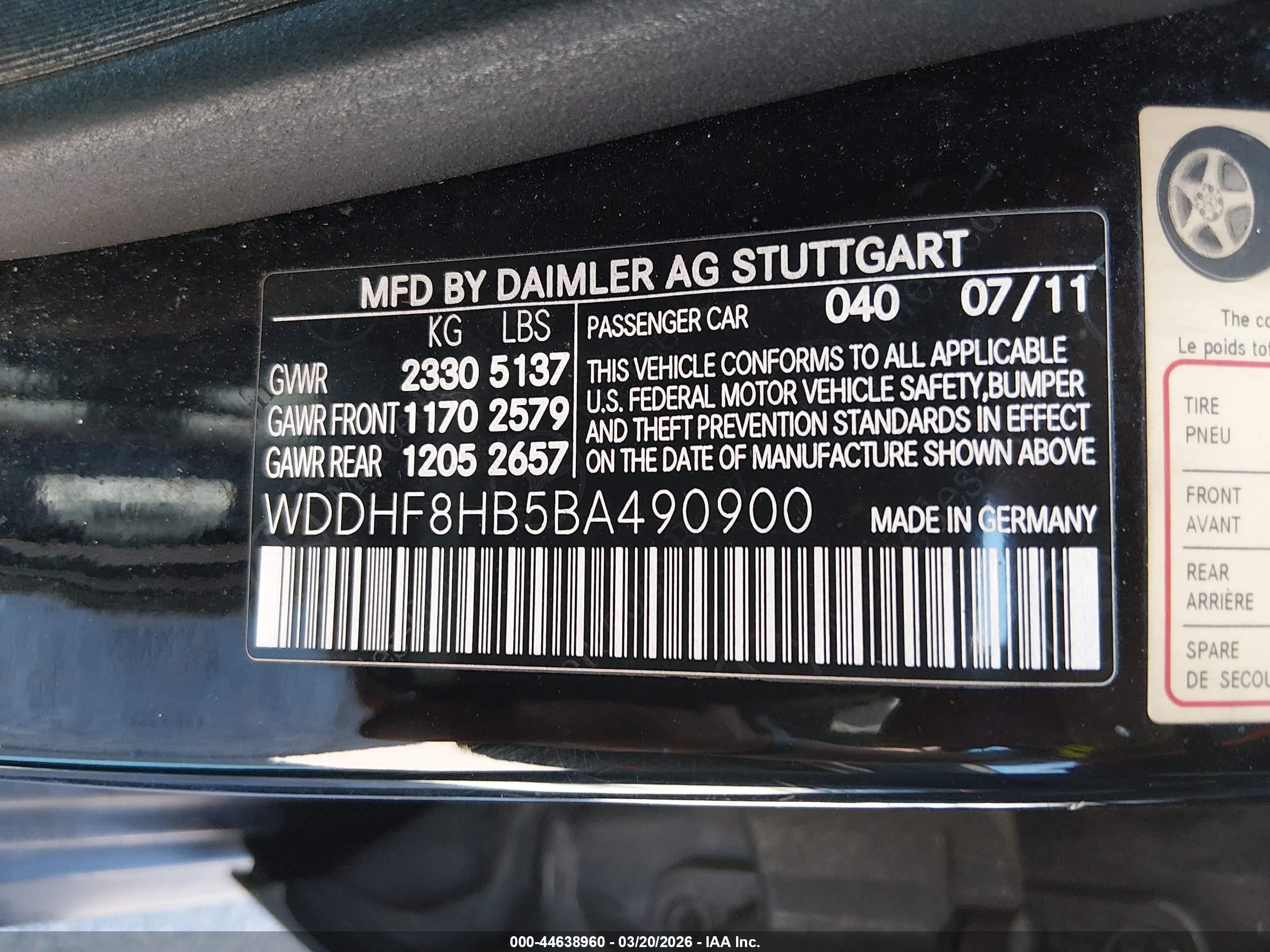 2011 Mercedes-benz E 350 4matic Черный vin: WDDHF8HB5BA490900