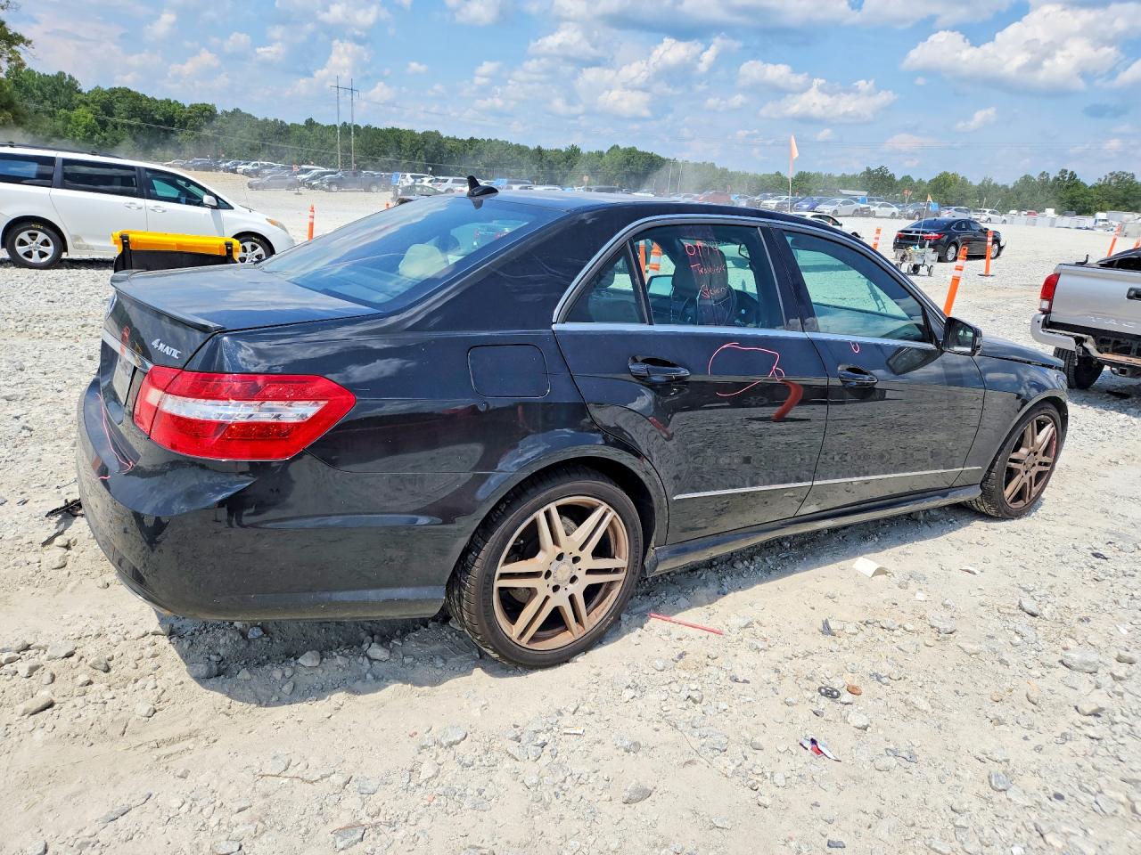 2011 Mercedes-benz E 350 4matic Black vin: WDDHF8HB5BA498804
