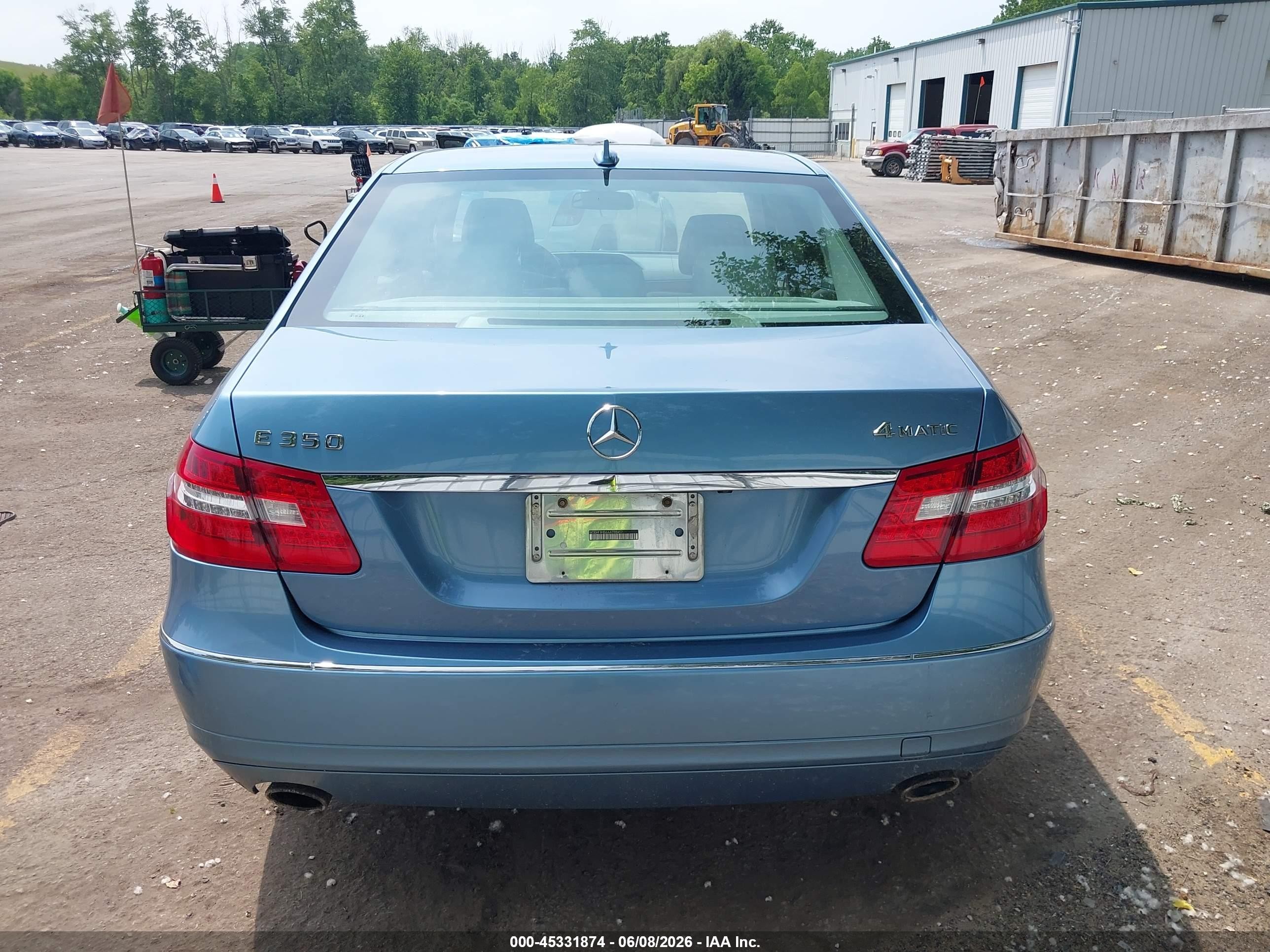 2010 Mercedes-benz E 350 4matic Light Blue vin: WDDHF8HB6AA098457