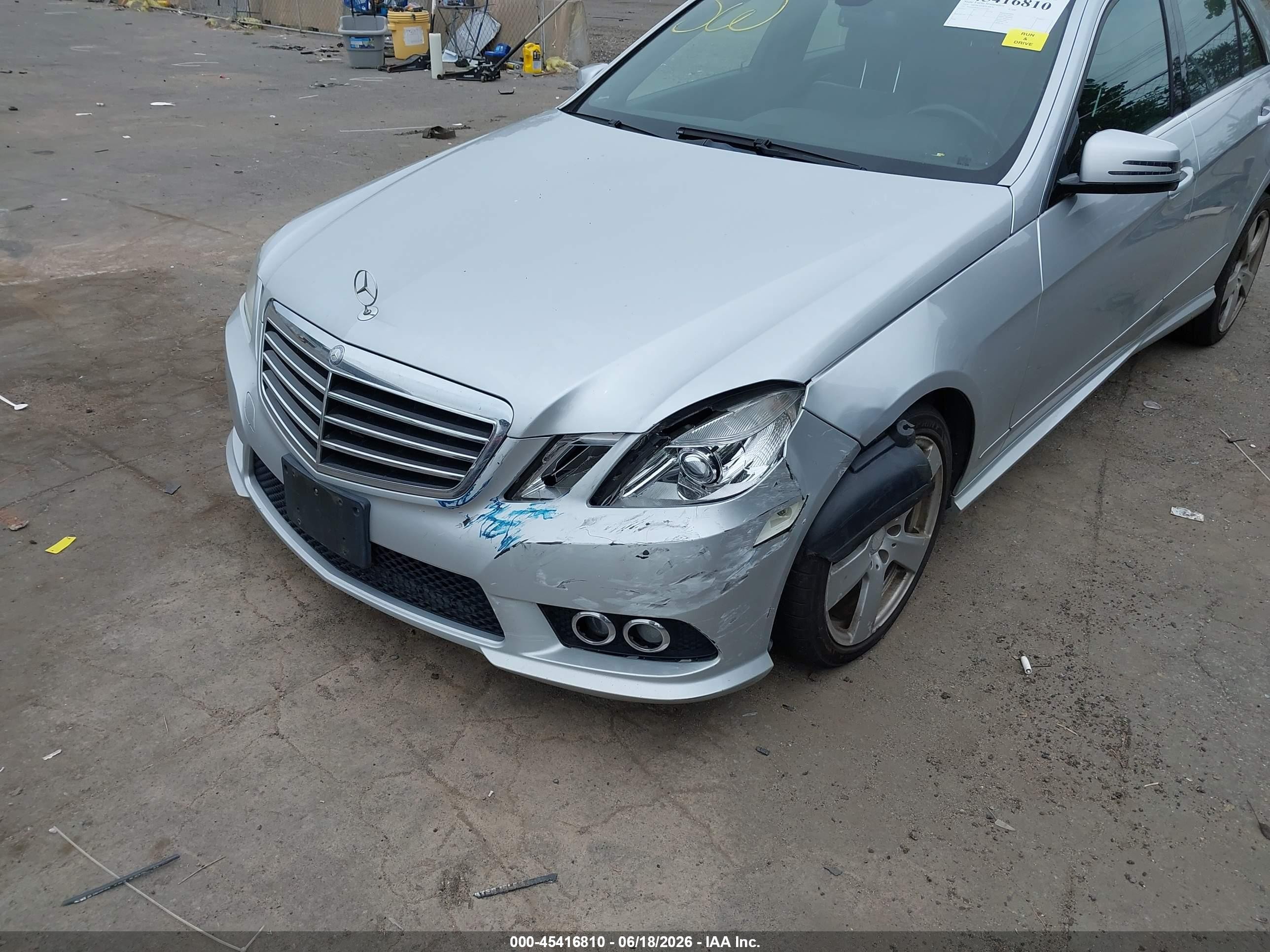 2010 Mercedes-benz E 350 4matic Silver vin: WDDHF8HB6AA197490