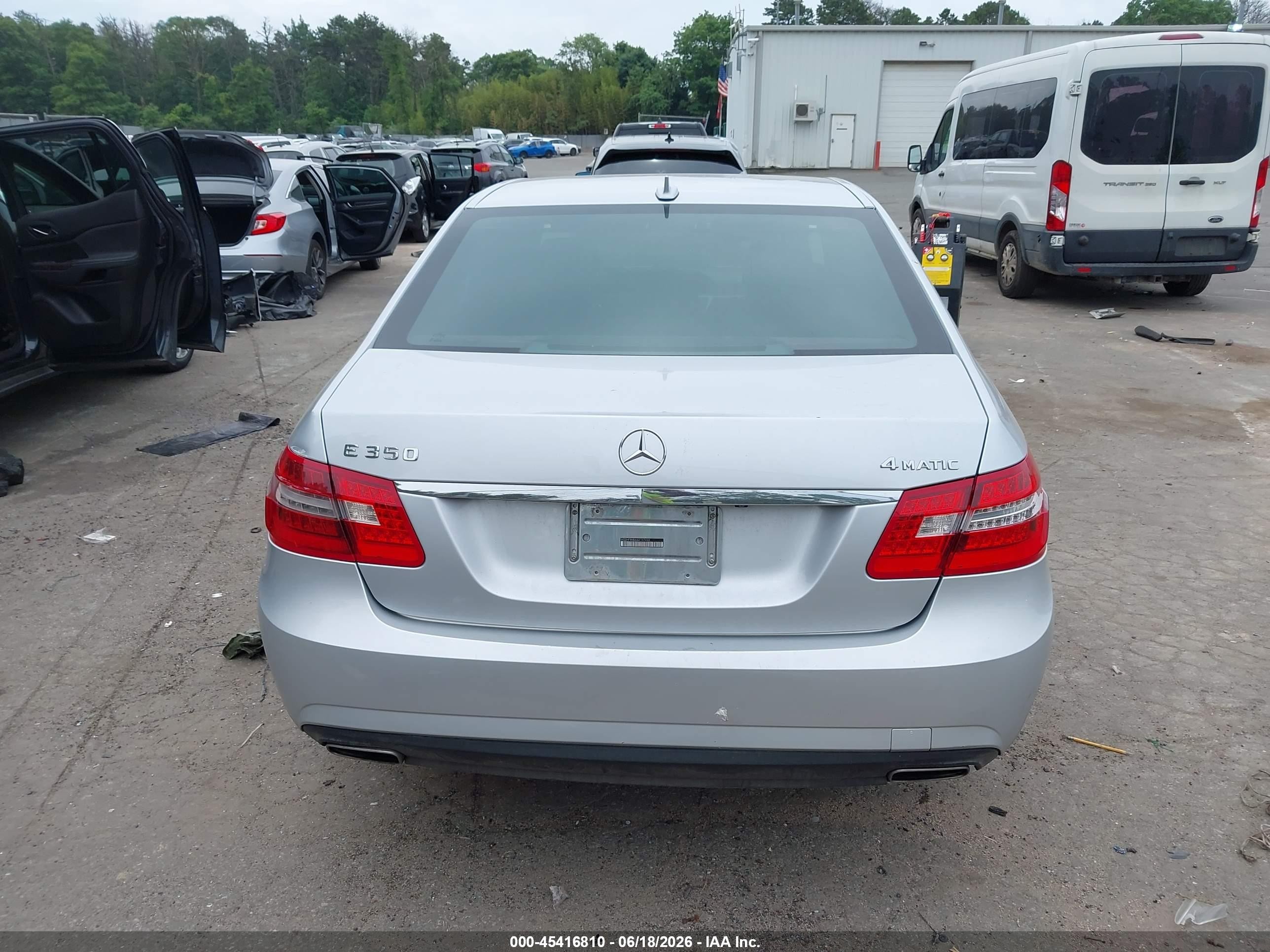 2010 Mercedes-benz E 350 4matic Silver vin: WDDHF8HB6AA197490