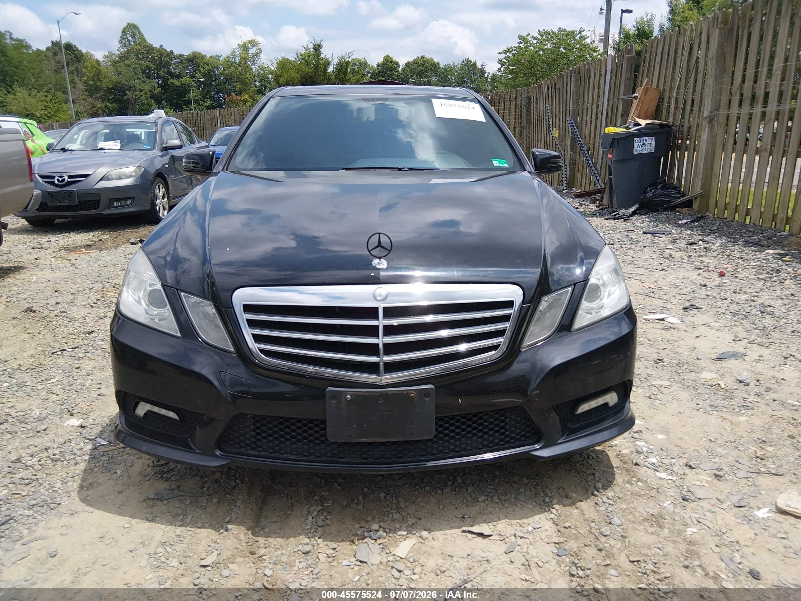 2011 Mercedes-benz E 350 4matic Black vin: WDDHF8HB6BA439213