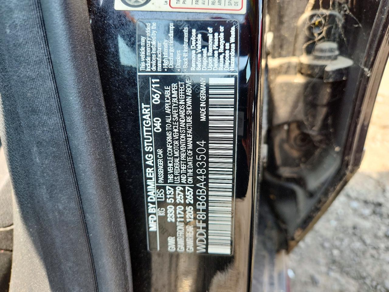 2011 Mercedes-benz E 350 4matic Black vin: WDDHF8HB6BA483504