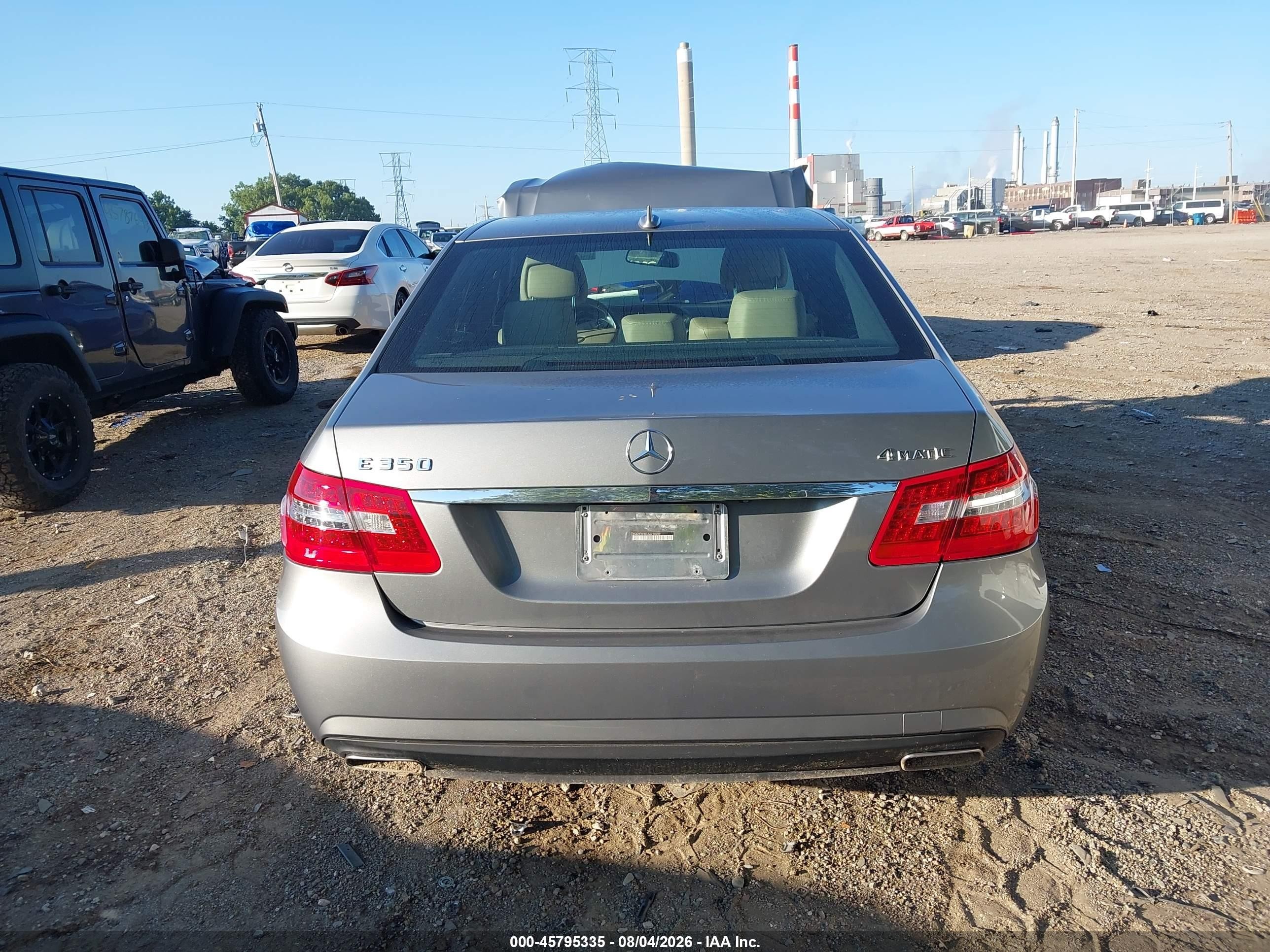 2010 Mercedes-benz E 350 4matic Gray vin: WDDHF8HB7AA220209