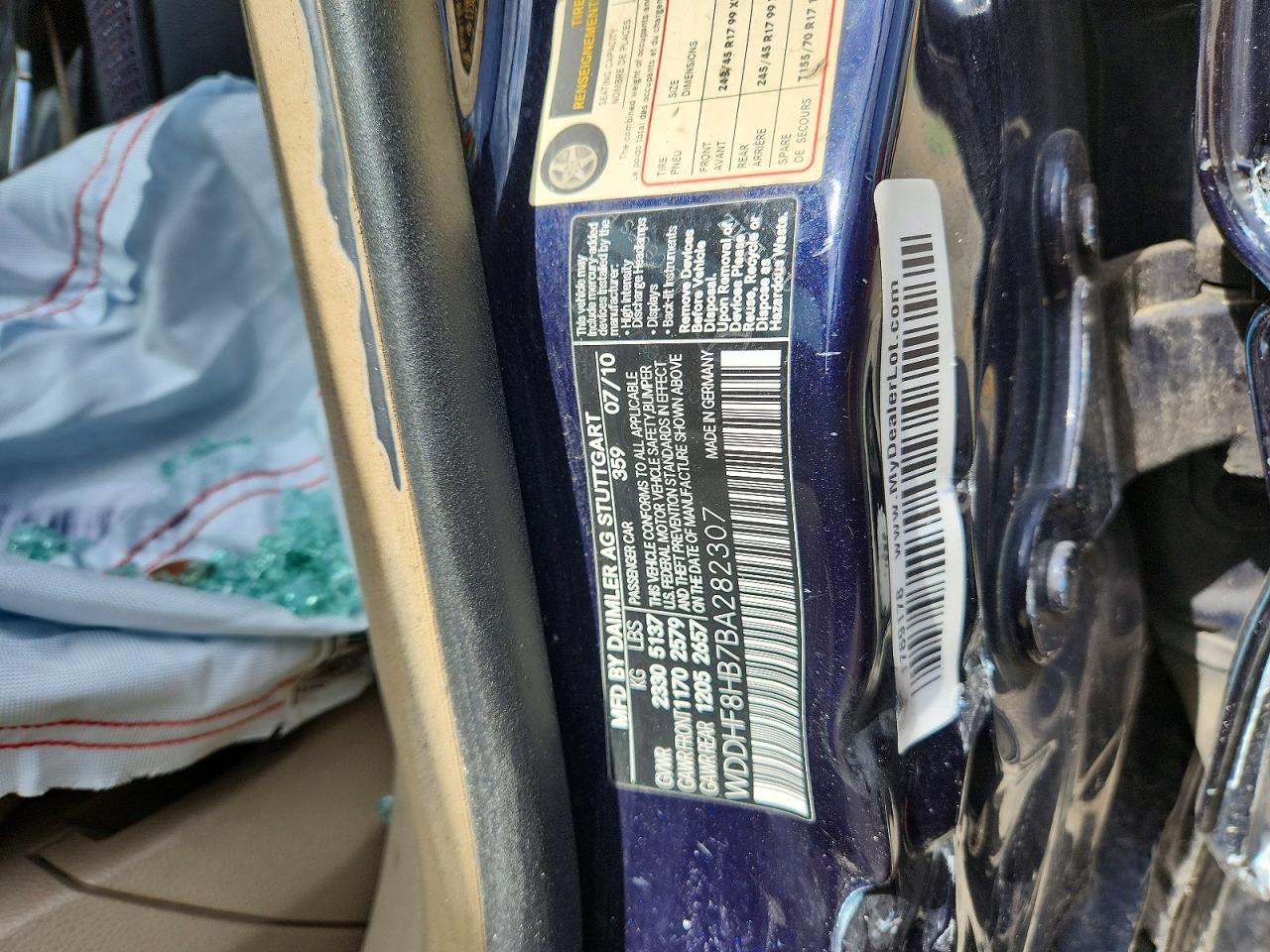 2011 Mercedes-benz E 350 4matic Blue vin: WDDHF8HB7BA282307