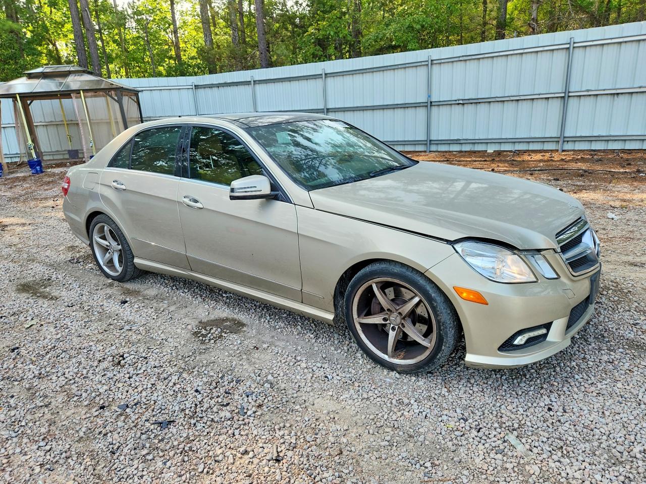 2011 Mercedes-benz E-class E350 4-matic Gold vin: WDDHF8HB7BA348323