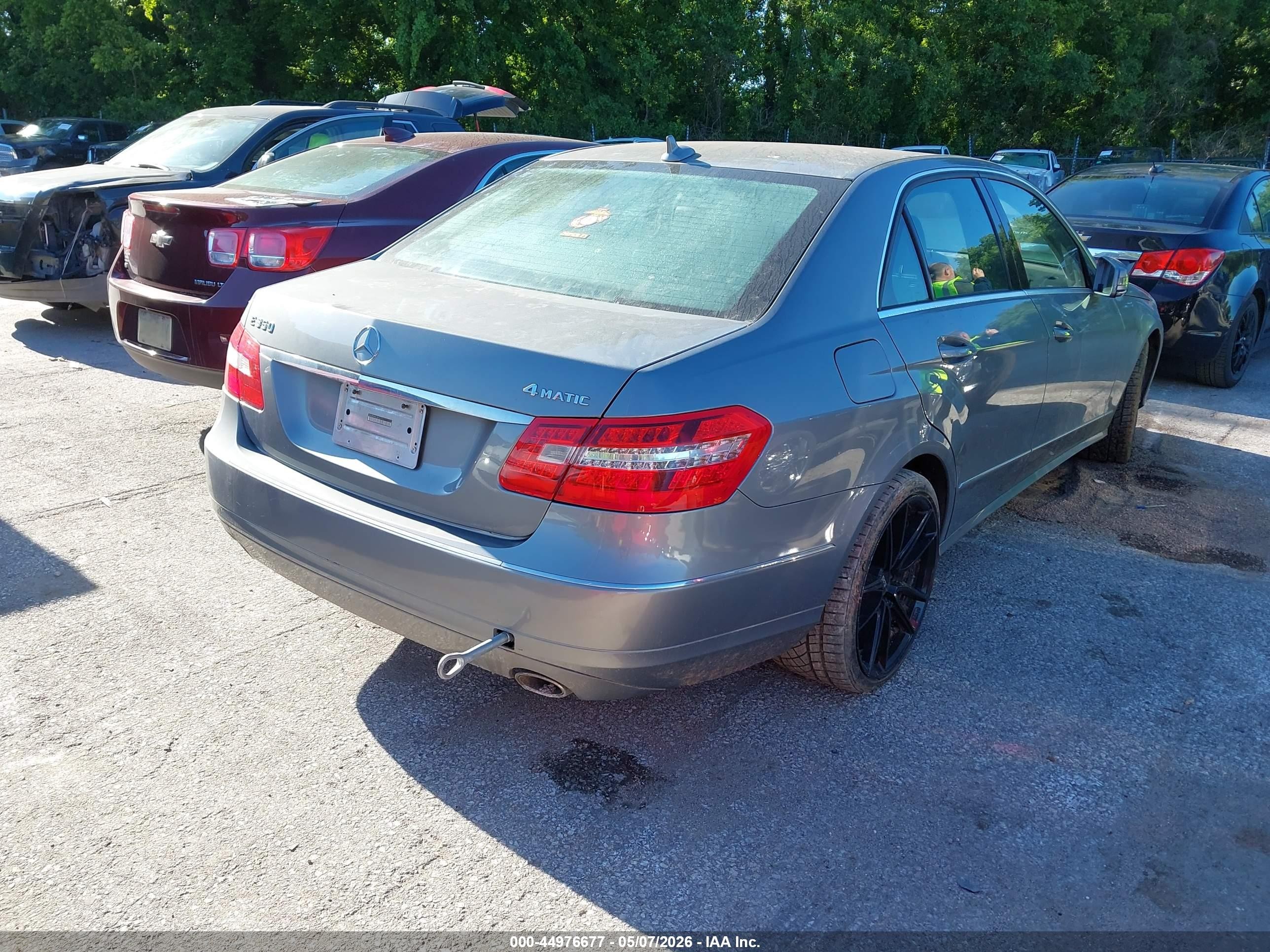 2011 Mercedes-benz E 350 4matic Серый vin: WDDHF8HB7BA367020