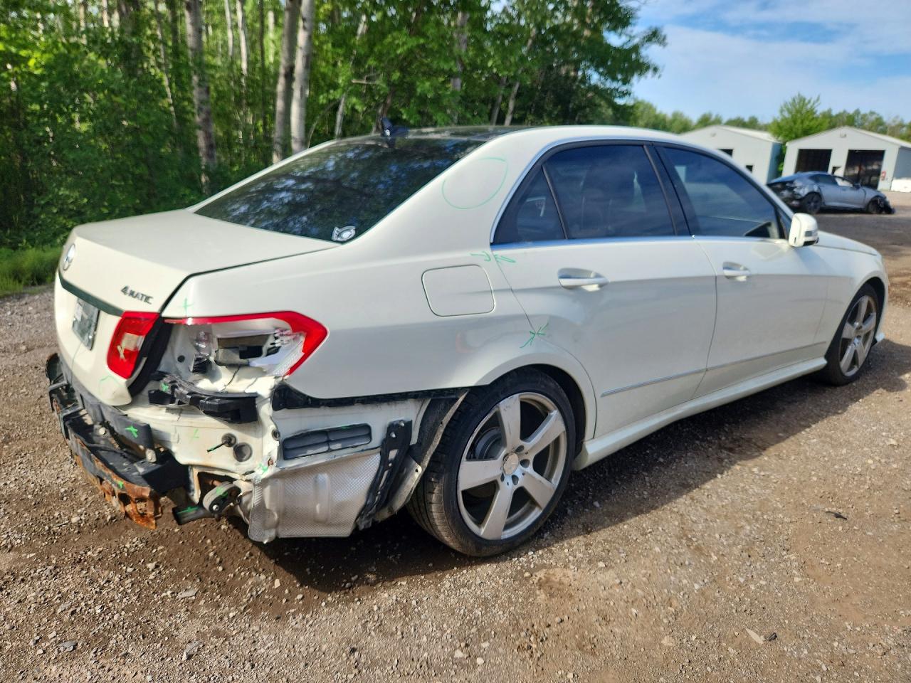 2011 Mercedes-benz E 350 4matic White vin: WDDHF8HB7BA380995
