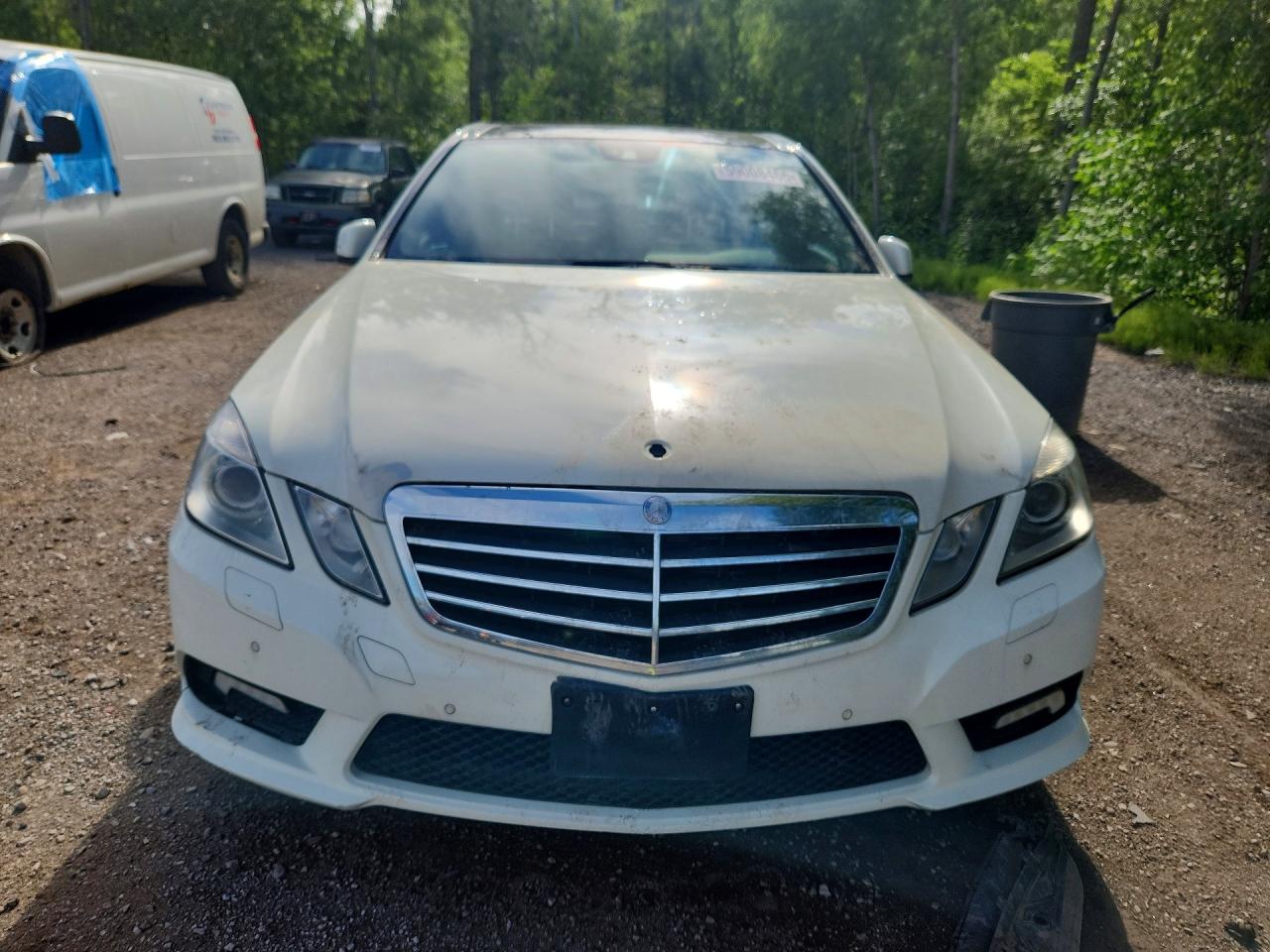 2011 Mercedes-benz E 350 4matic White vin: WDDHF8HB7BA380995
